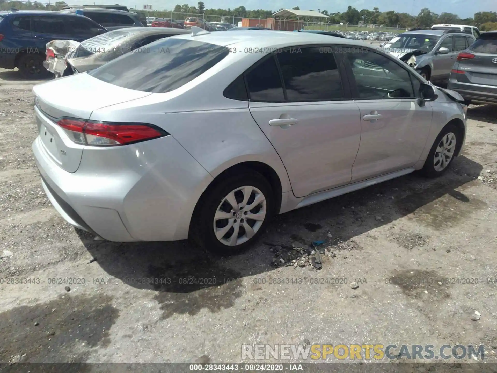 4 Photograph of a damaged car 5YFEPRAE2LP060243 TOYOTA COROLLA 2020