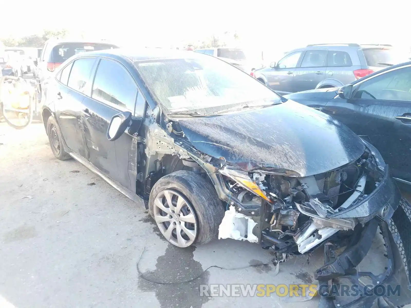 1 Photograph of a damaged car 5YFEPRAE2LP060758 TOYOTA COROLLA 2020