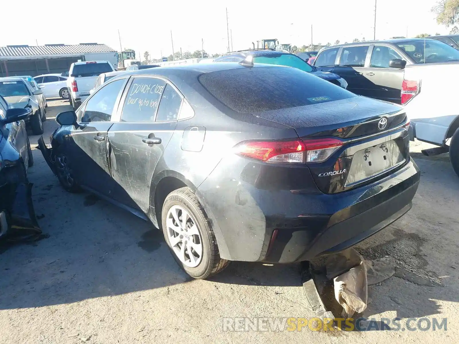 3 Photograph of a damaged car 5YFEPRAE2LP060758 TOYOTA COROLLA 2020