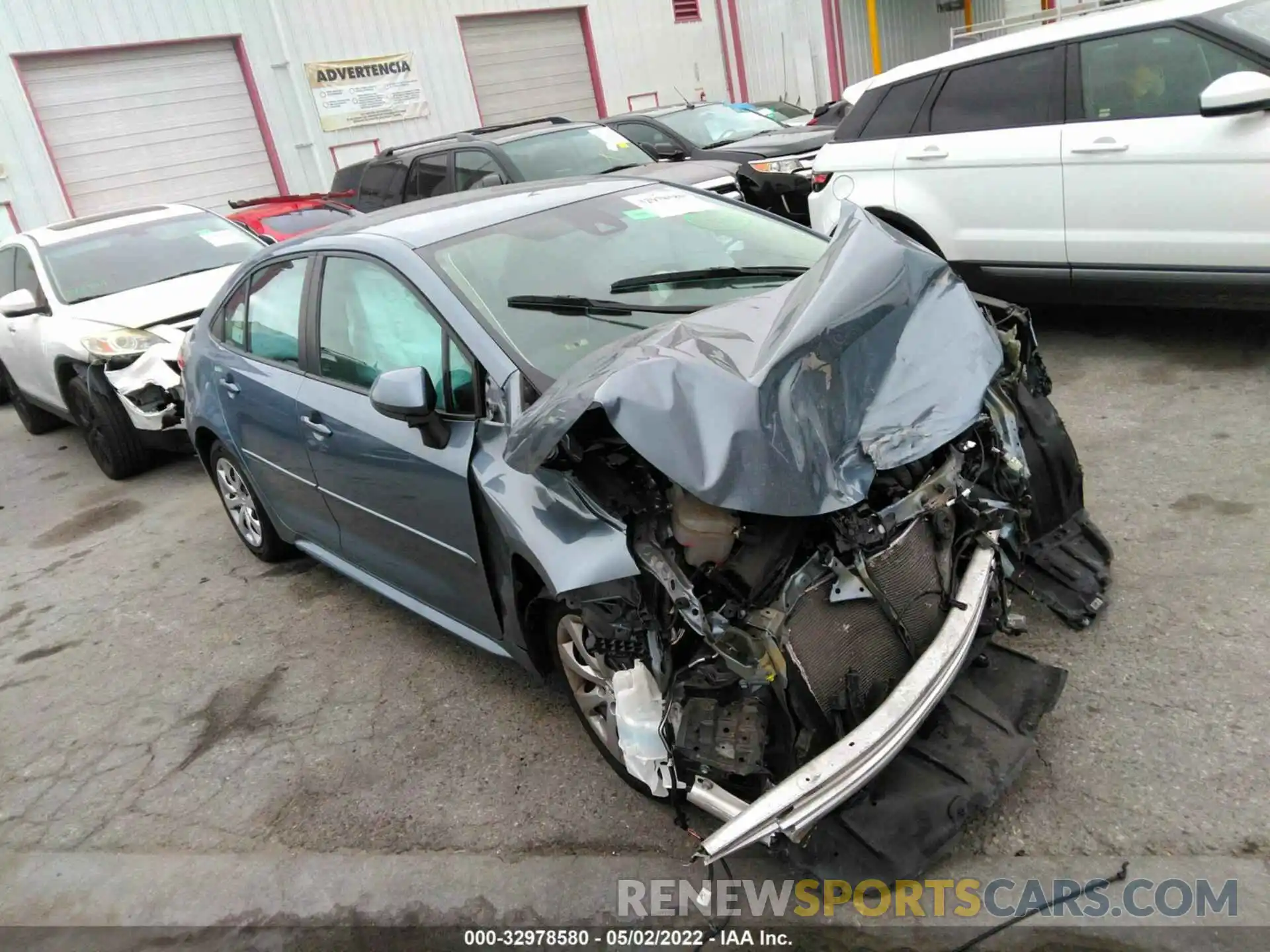 1 Photograph of a damaged car 5YFEPRAE2LP060856 TOYOTA COROLLA 2020