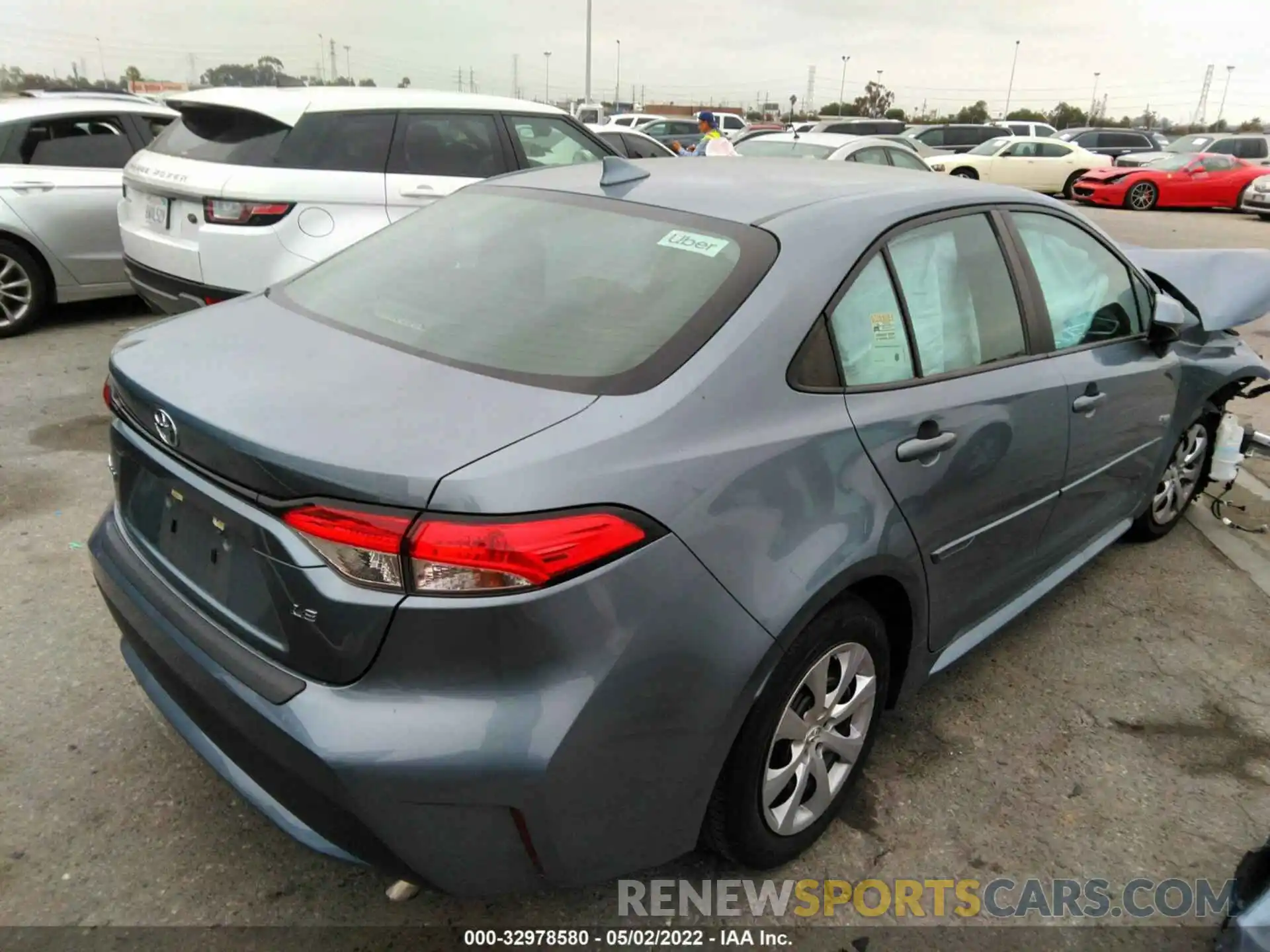 4 Photograph of a damaged car 5YFEPRAE2LP060856 TOYOTA COROLLA 2020