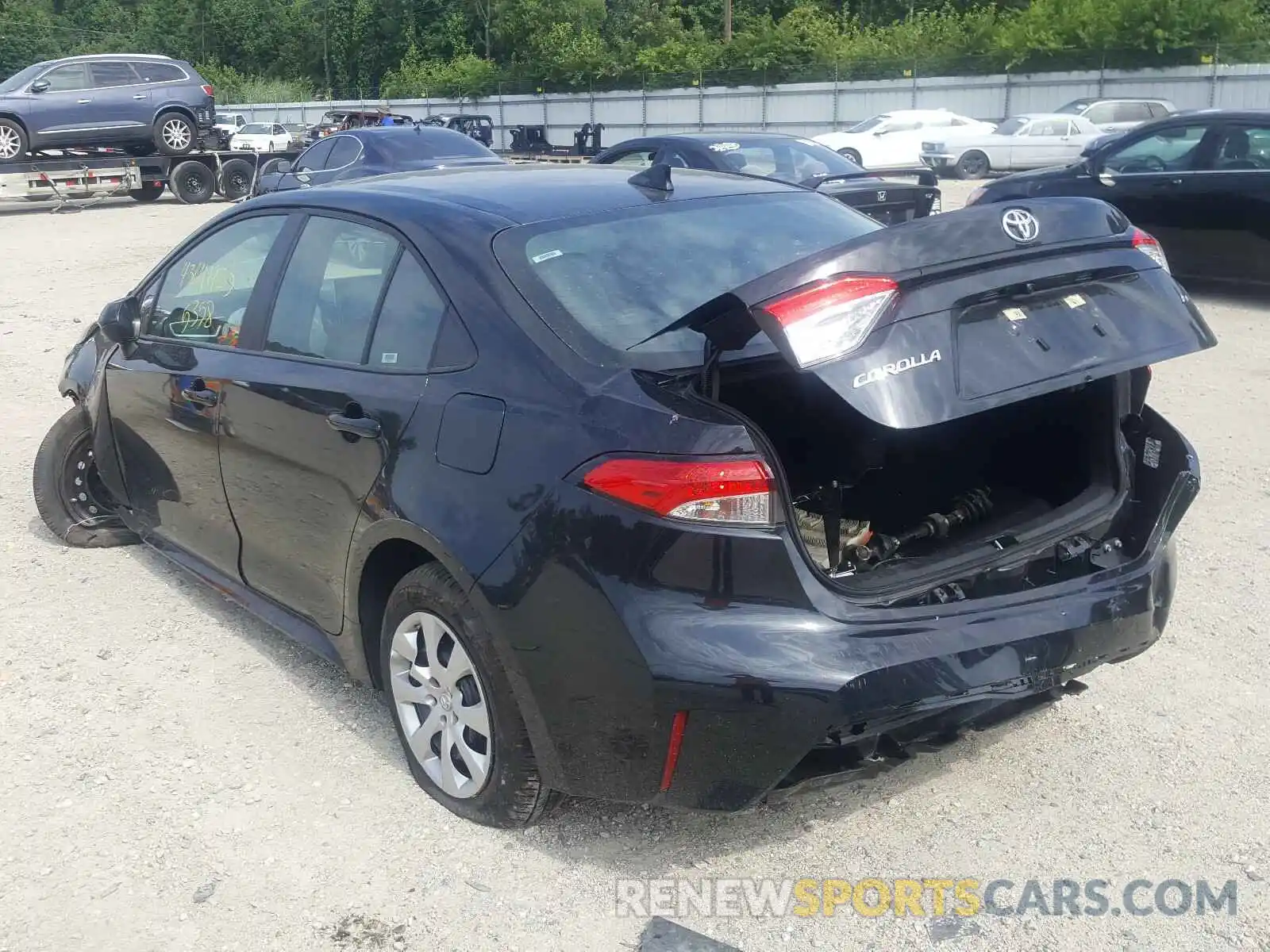 3 Photograph of a damaged car 5YFEPRAE2LP061716 TOYOTA COROLLA 2020