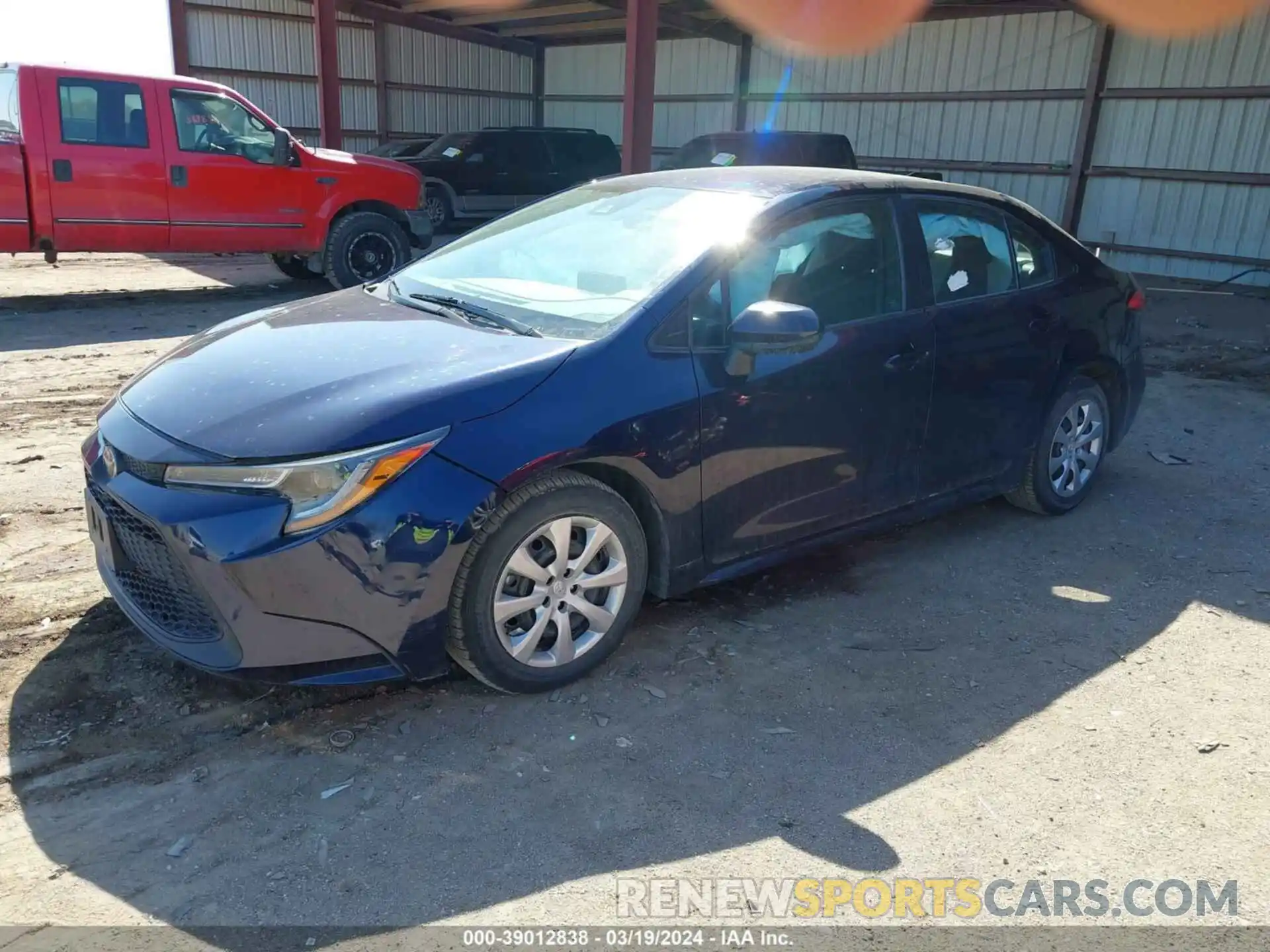 2 Photograph of a damaged car 5YFEPRAE2LP062171 TOYOTA COROLLA 2020