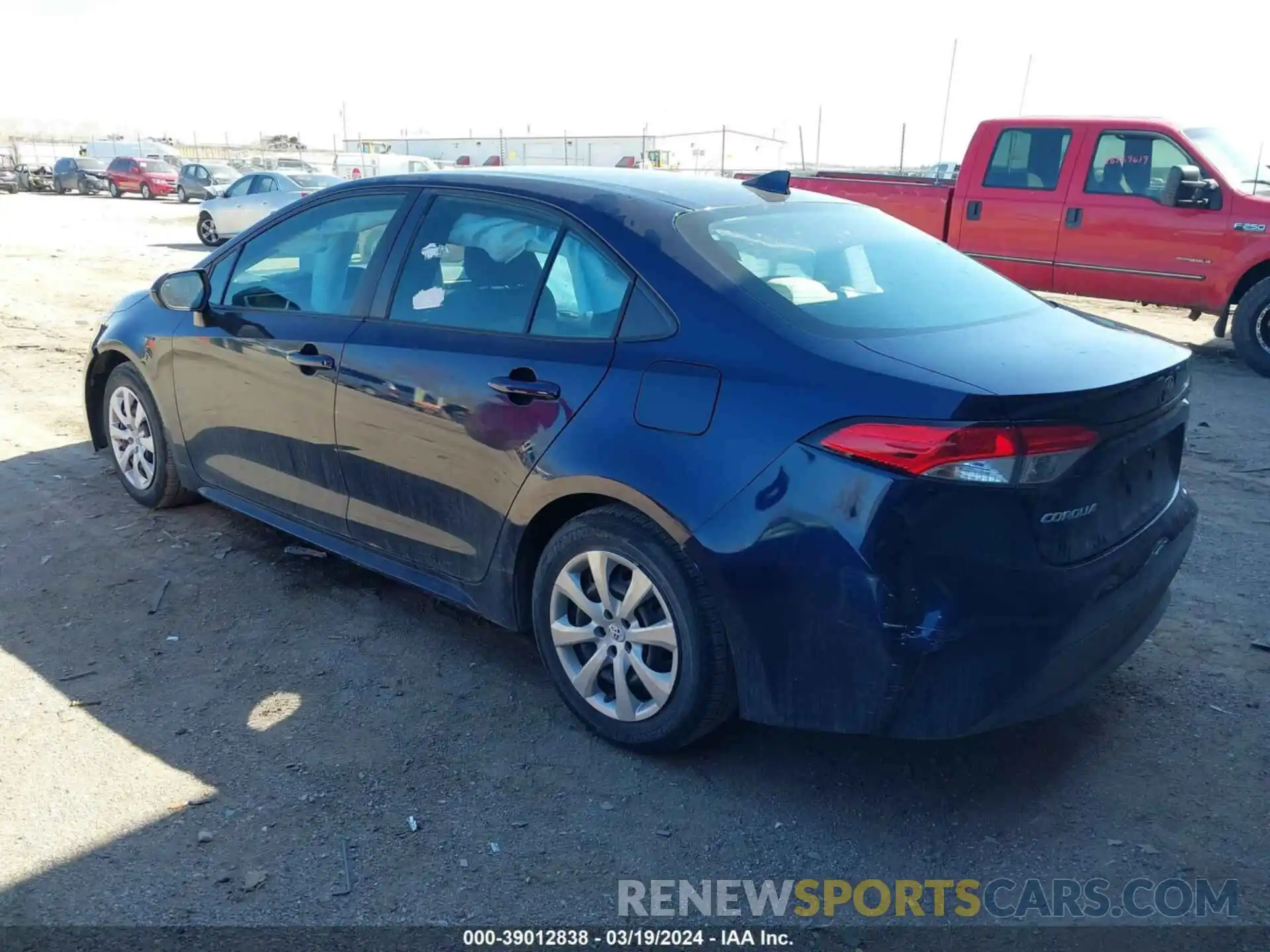 3 Photograph of a damaged car 5YFEPRAE2LP062171 TOYOTA COROLLA 2020