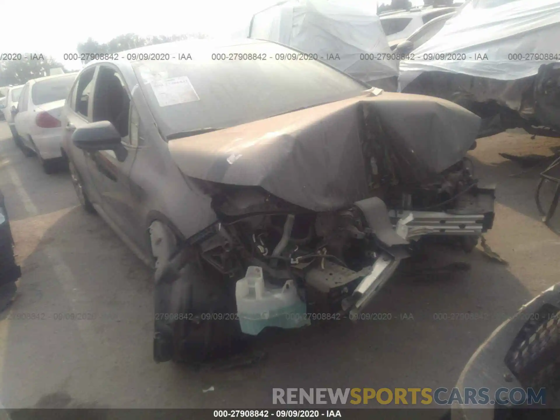 1 Photograph of a damaged car 5YFEPRAE2LP062753 TOYOTA COROLLA 2020