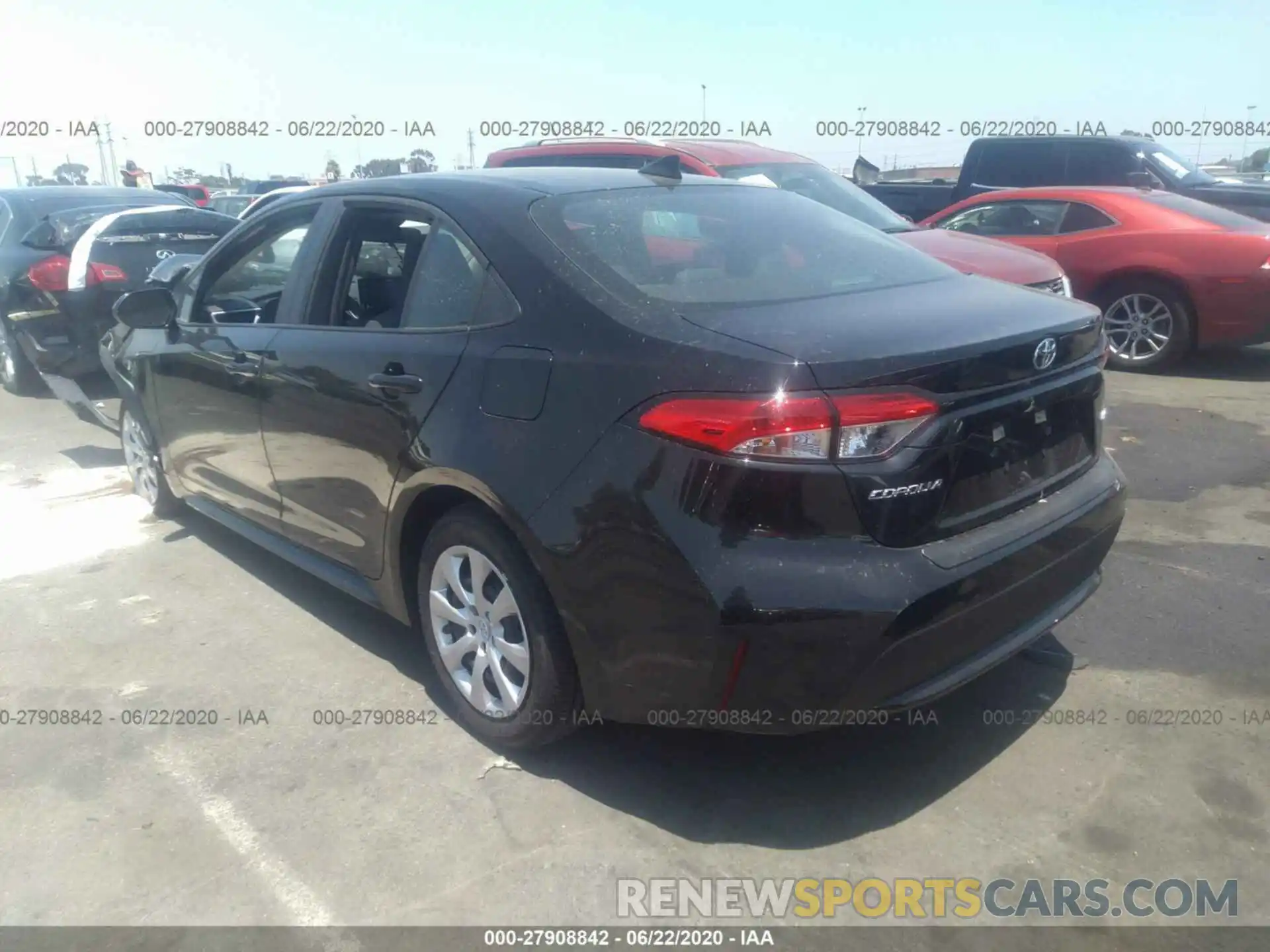 3 Photograph of a damaged car 5YFEPRAE2LP062753 TOYOTA COROLLA 2020