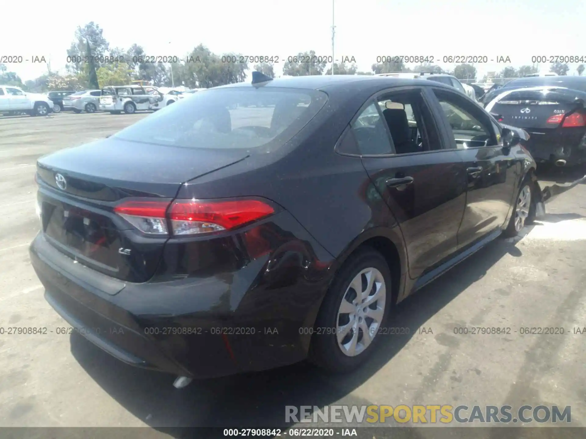 4 Photograph of a damaged car 5YFEPRAE2LP062753 TOYOTA COROLLA 2020