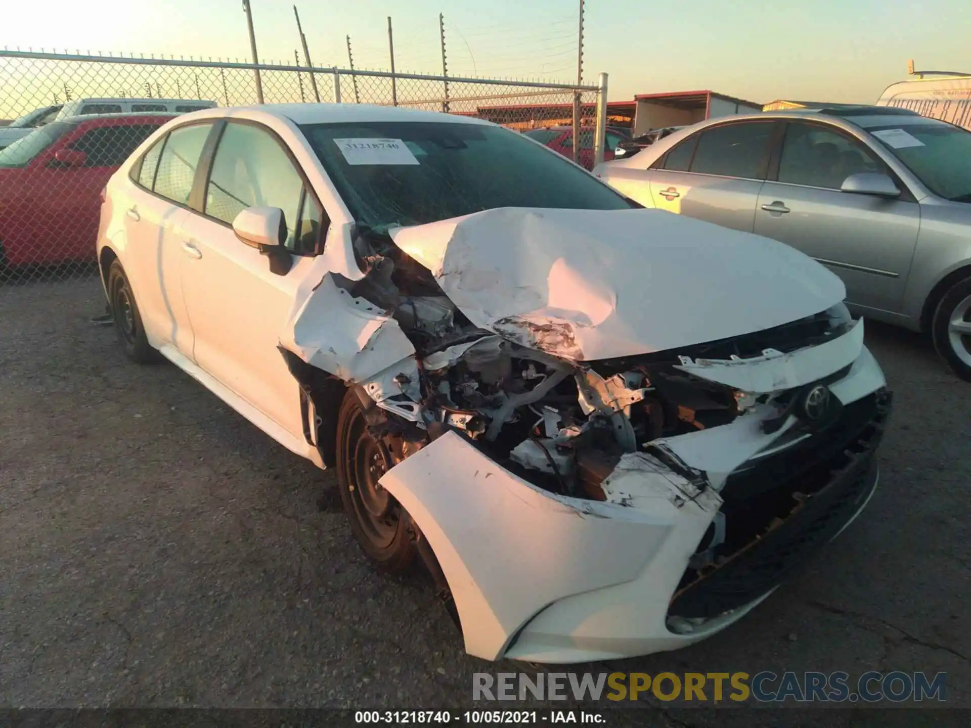 6 Photograph of a damaged car 5YFEPRAE2LP063210 TOYOTA COROLLA 2020