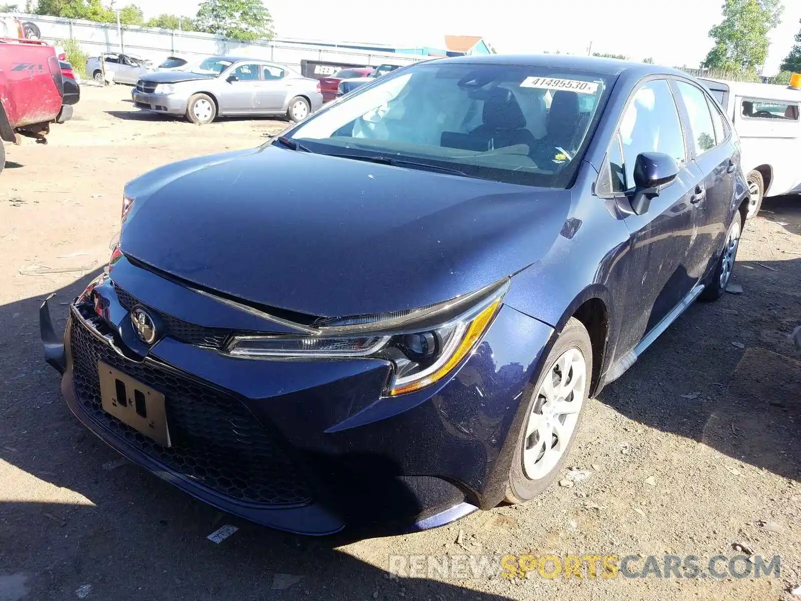 2 Photograph of a damaged car 5YFEPRAE2LP063496 TOYOTA COROLLA 2020