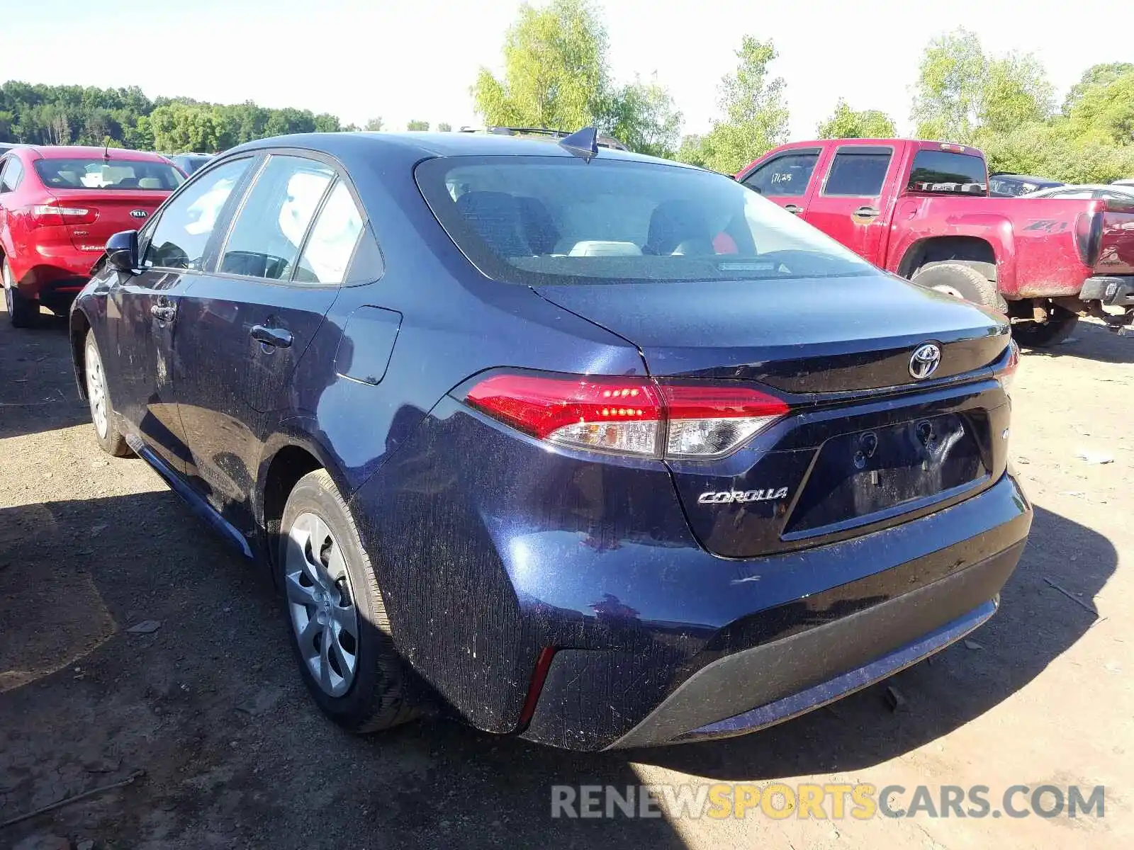 3 Photograph of a damaged car 5YFEPRAE2LP063496 TOYOTA COROLLA 2020