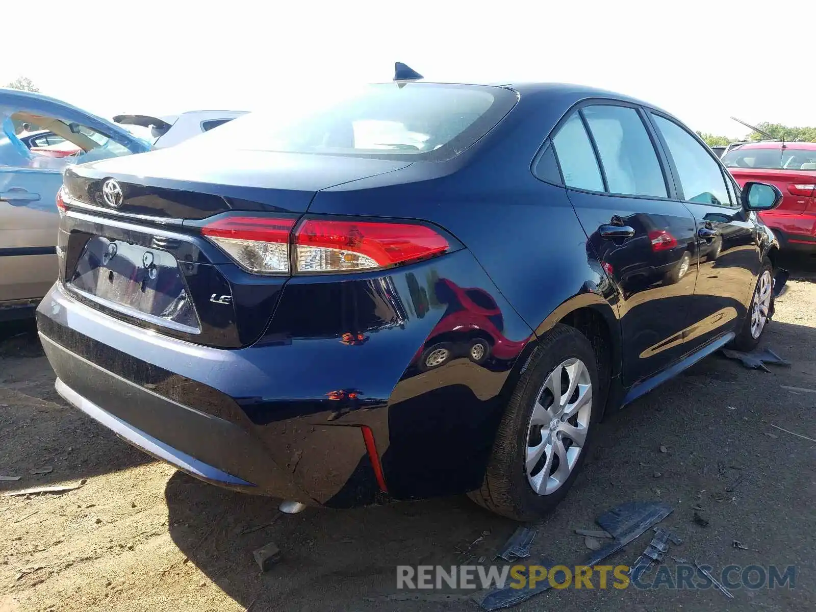 4 Photograph of a damaged car 5YFEPRAE2LP063496 TOYOTA COROLLA 2020