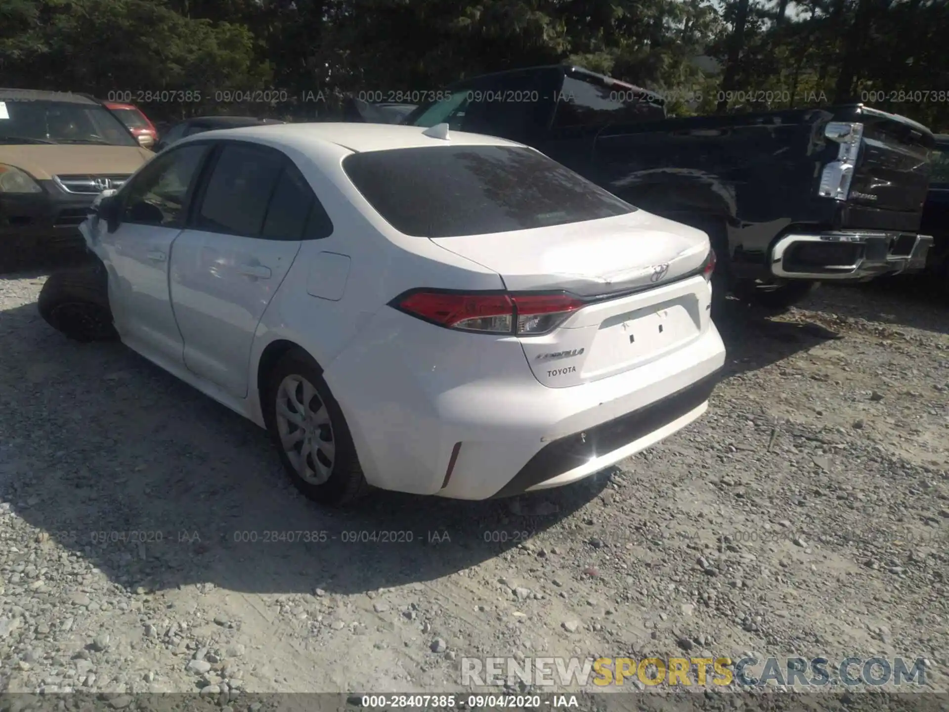 3 Photograph of a damaged car 5YFEPRAE2LP063627 TOYOTA COROLLA 2020