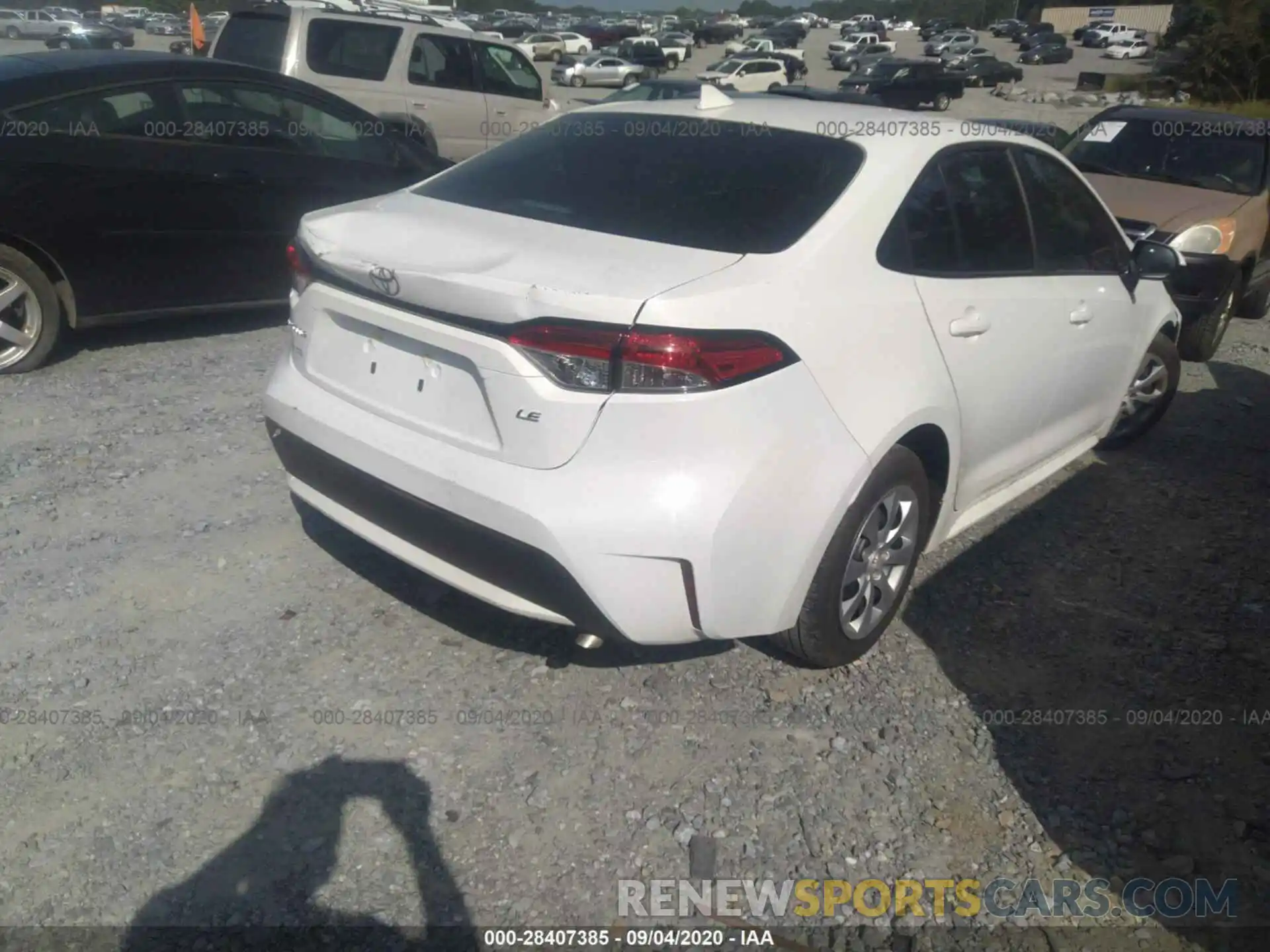 4 Photograph of a damaged car 5YFEPRAE2LP063627 TOYOTA COROLLA 2020