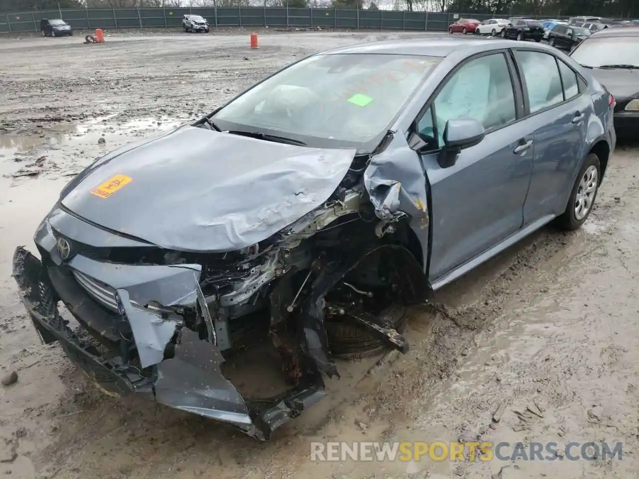 2 Photograph of a damaged car 5YFEPRAE2LP063773 TOYOTA COROLLA 2020