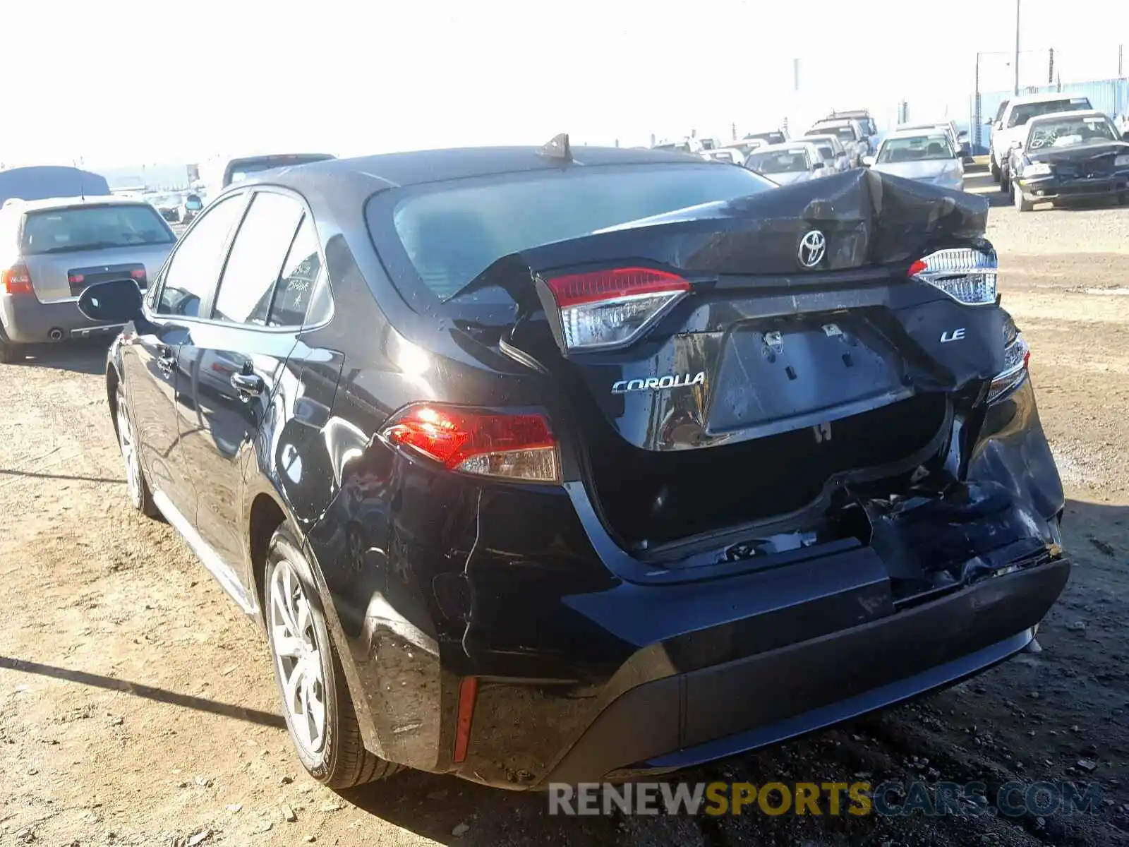 3 Photograph of a damaged car 5YFEPRAE2LP063935 TOYOTA COROLLA 2020