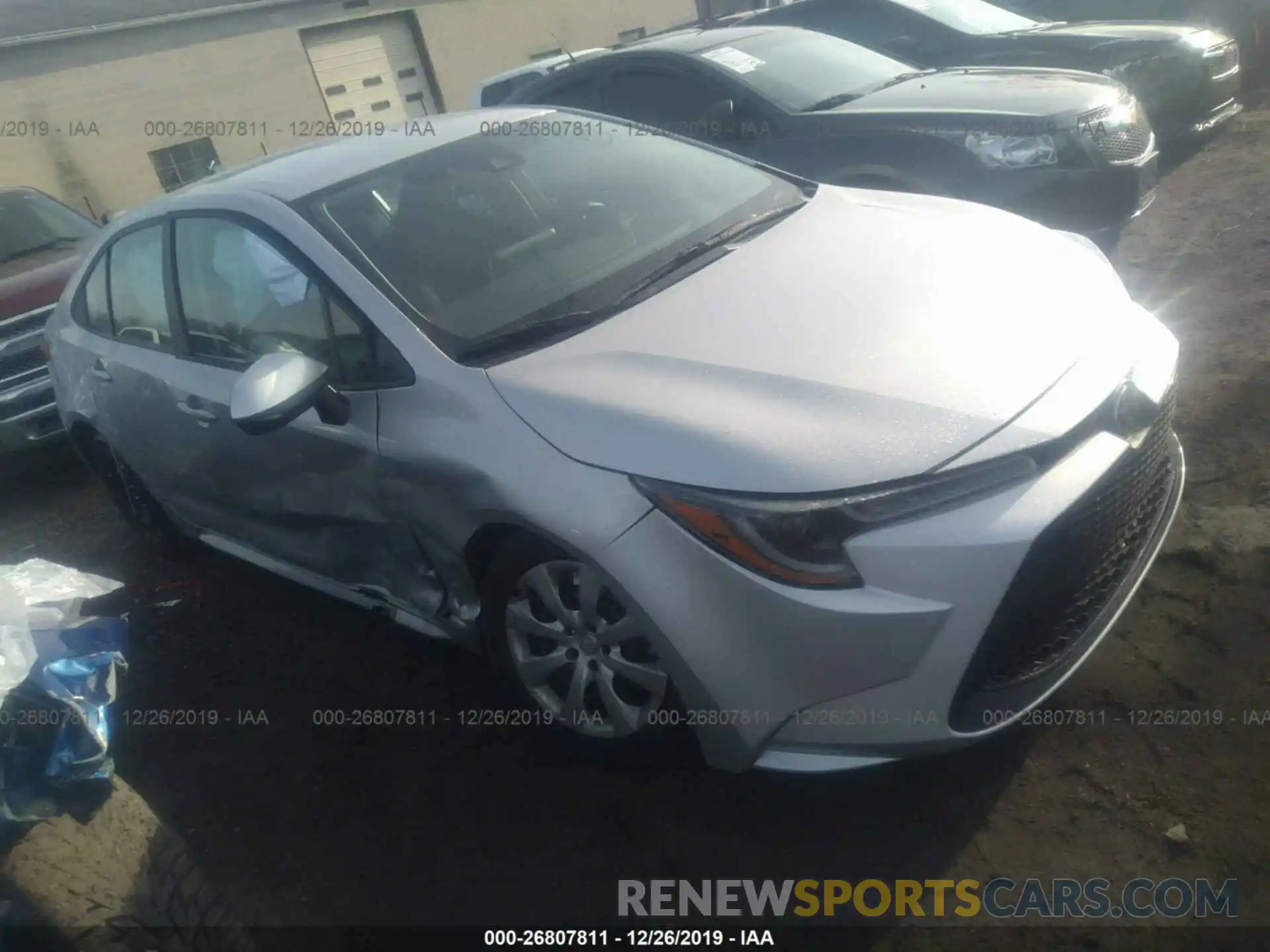 1 Photograph of a damaged car 5YFEPRAE2LP064311 TOYOTA COROLLA 2020