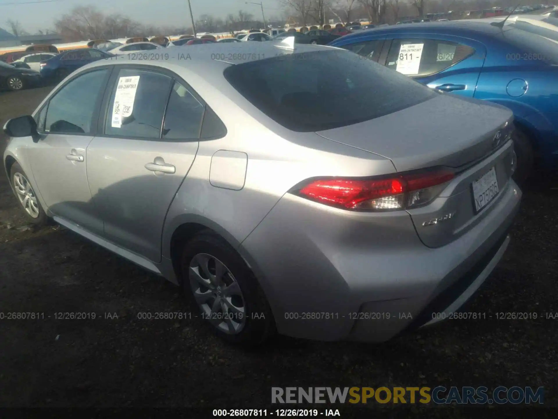 3 Photograph of a damaged car 5YFEPRAE2LP064311 TOYOTA COROLLA 2020