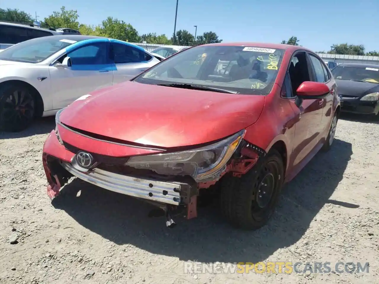 9 Photograph of a damaged car 5YFEPRAE2LP064664 TOYOTA COROLLA 2020