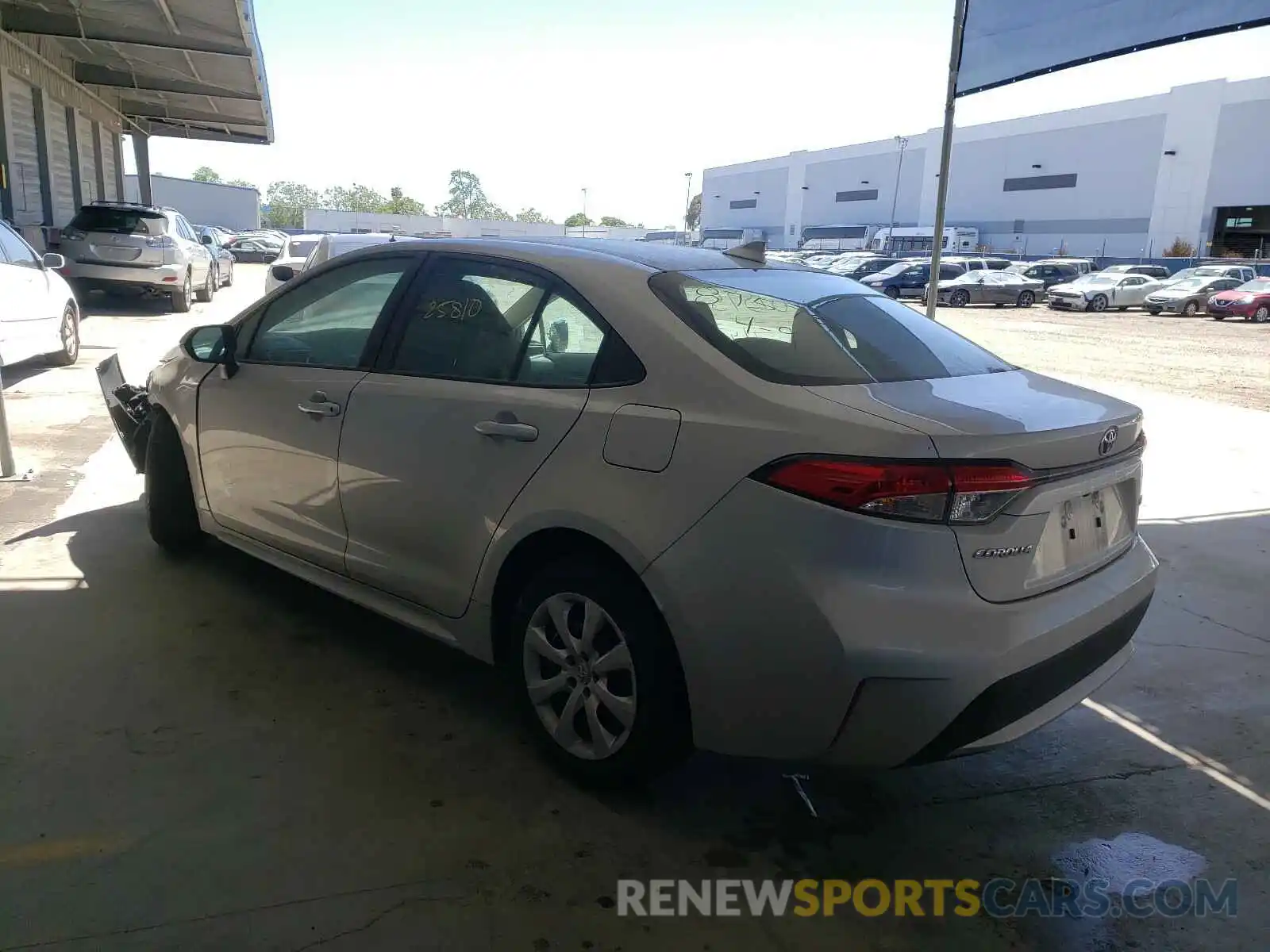 3 Photograph of a damaged car 5YFEPRAE2LP064731 TOYOTA COROLLA 2020