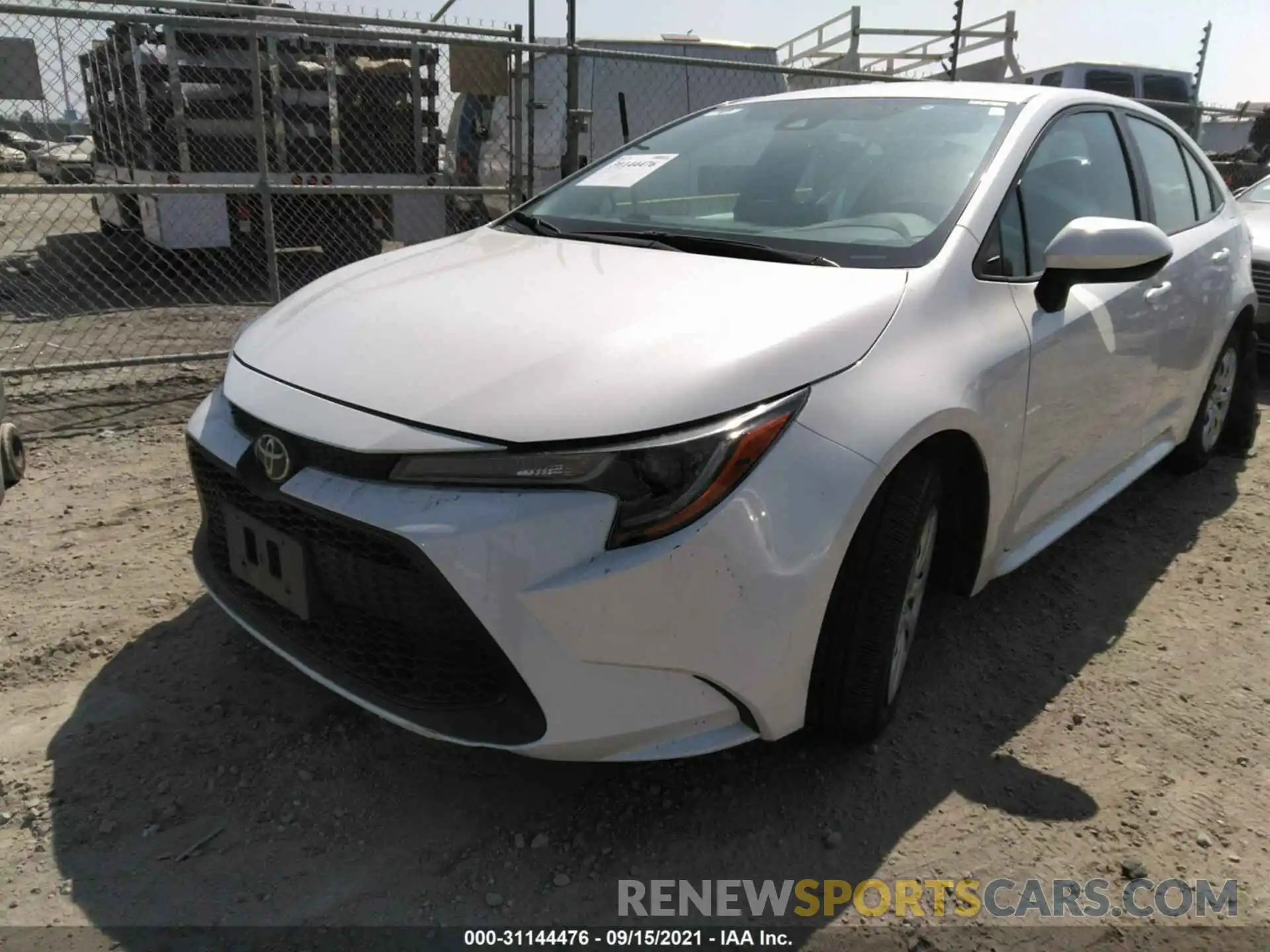 2 Photograph of a damaged car 5YFEPRAE2LP065247 TOYOTA COROLLA 2020