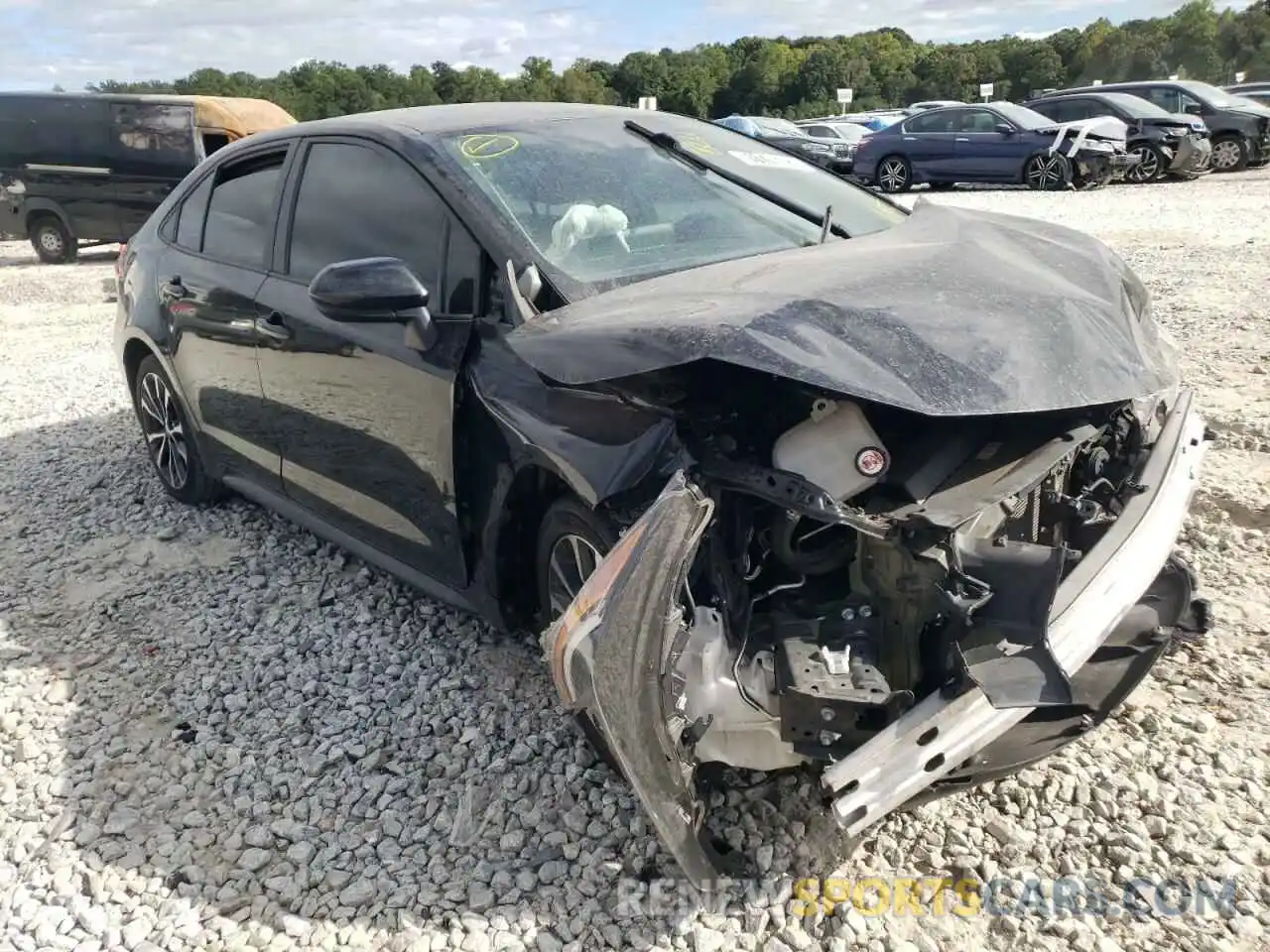 1 Photograph of a damaged car 5YFEPRAE2LP065474 TOYOTA COROLLA 2020