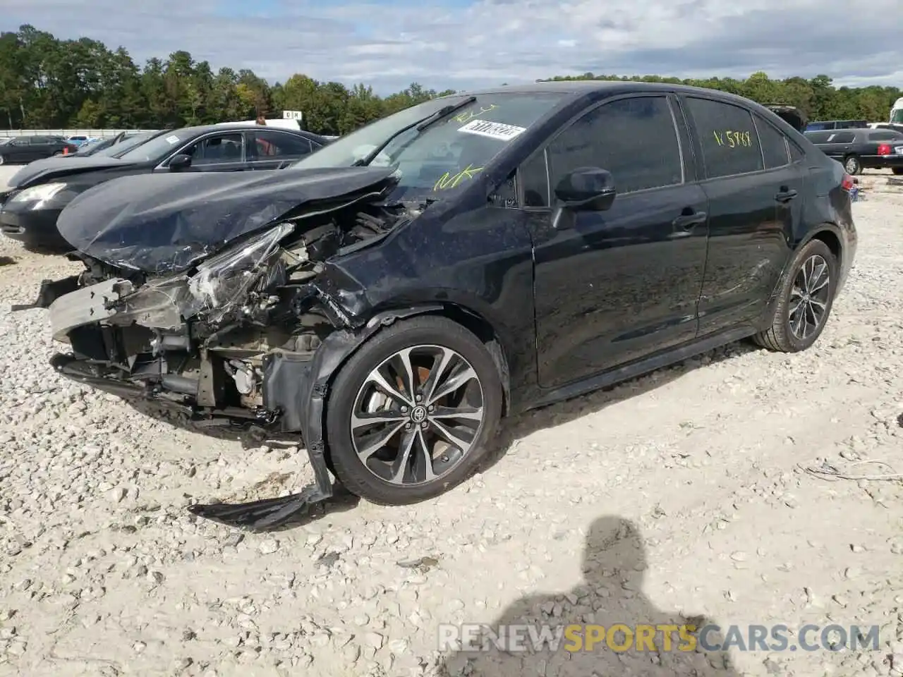 2 Photograph of a damaged car 5YFEPRAE2LP065474 TOYOTA COROLLA 2020