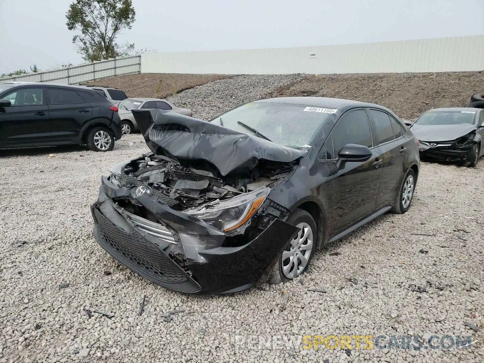 2 Photograph of a damaged car 5YFEPRAE2LP065717 TOYOTA COROLLA 2020