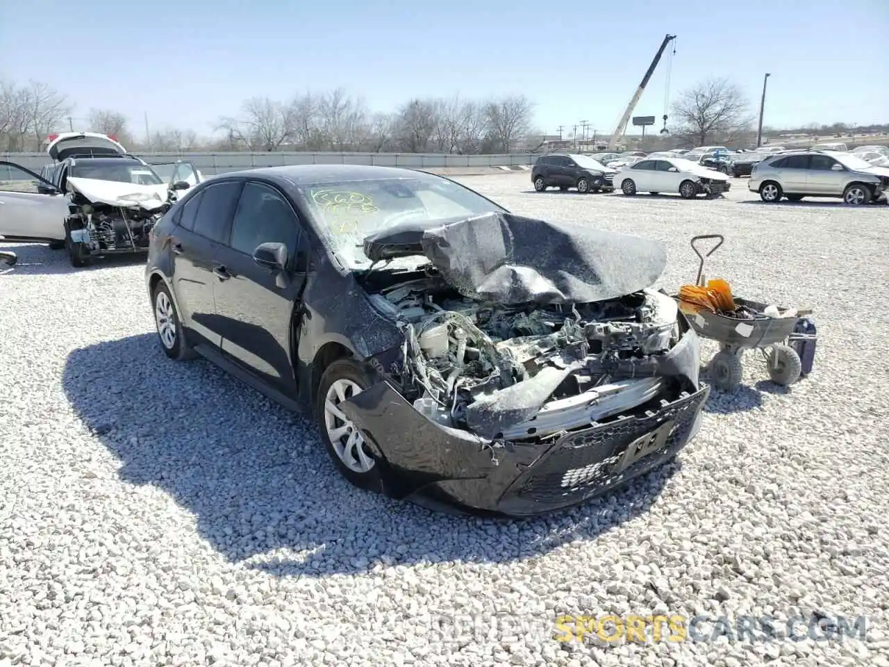 1 Photograph of a damaged car 5YFEPRAE2LP065944 TOYOTA COROLLA 2020