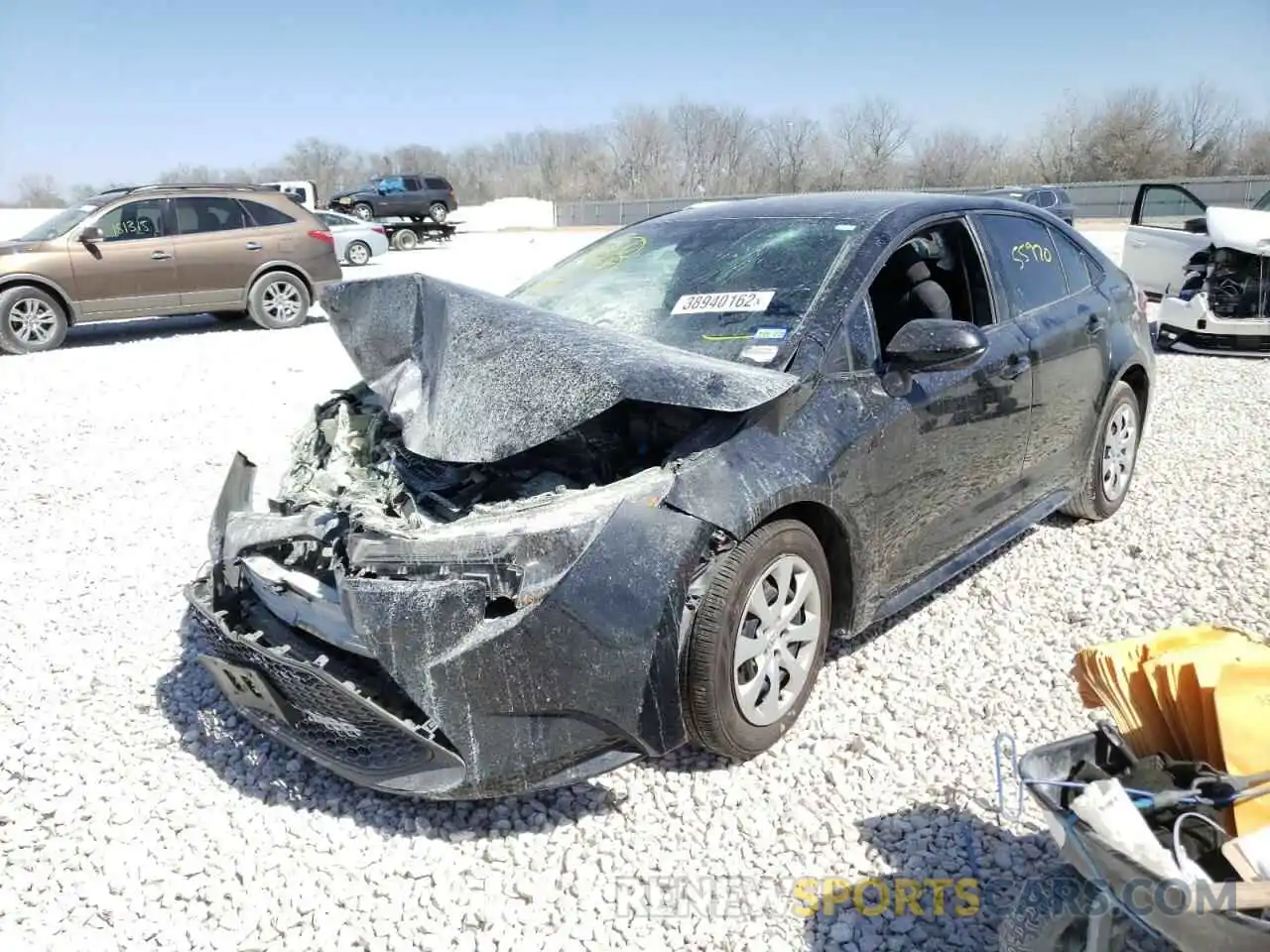 2 Photograph of a damaged car 5YFEPRAE2LP065944 TOYOTA COROLLA 2020