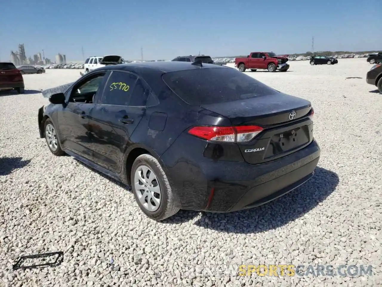 3 Photograph of a damaged car 5YFEPRAE2LP065944 TOYOTA COROLLA 2020