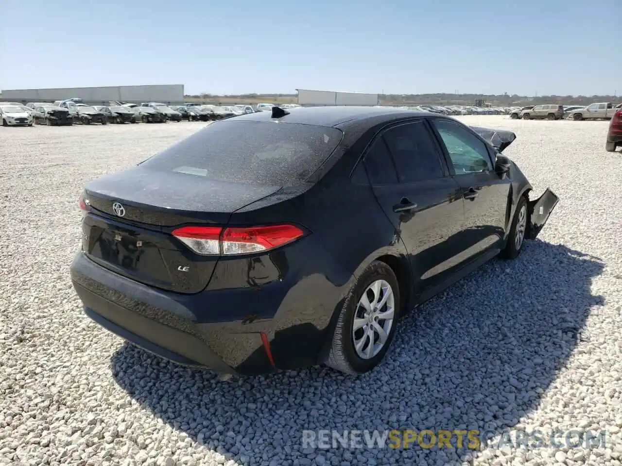 4 Photograph of a damaged car 5YFEPRAE2LP065944 TOYOTA COROLLA 2020