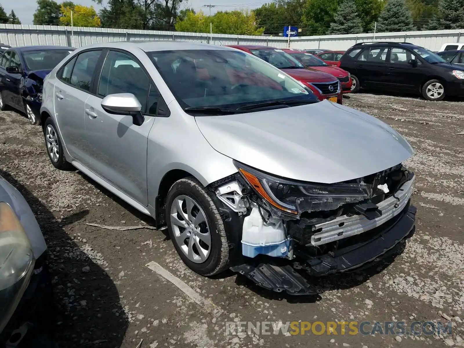 1 Photograph of a damaged car 5YFEPRAE2LP066012 TOYOTA COROLLA 2020