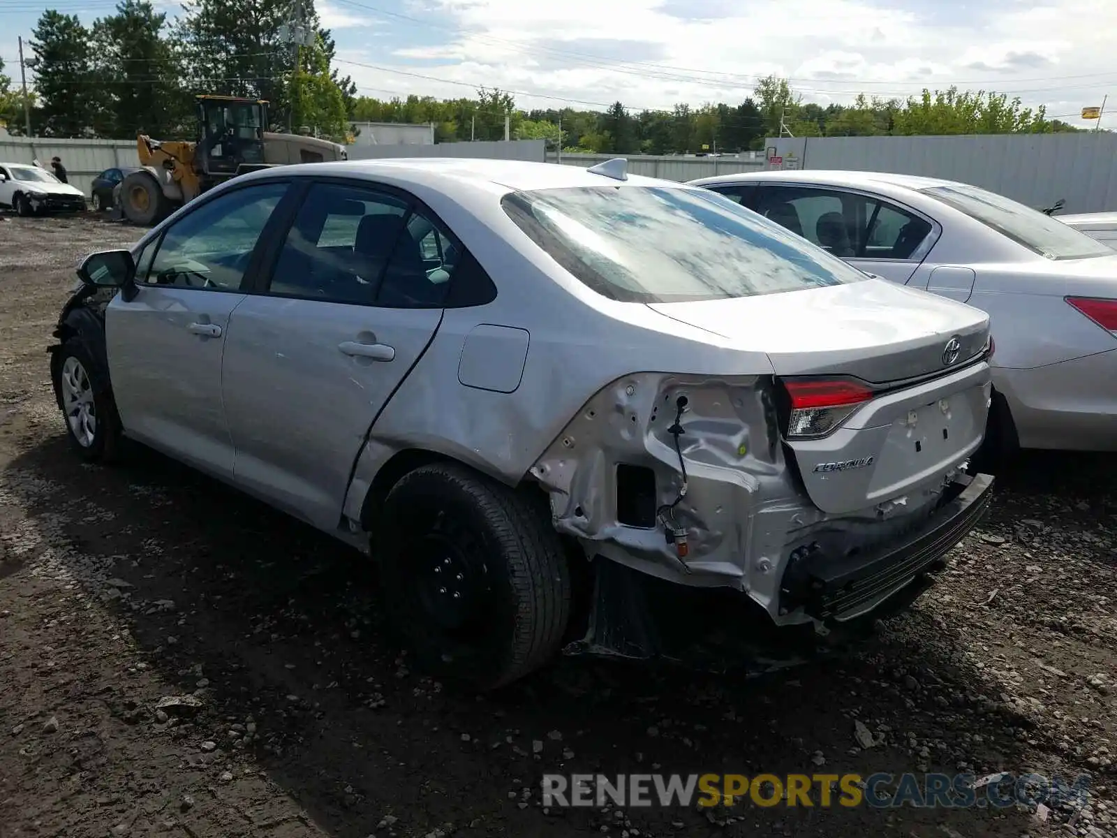 3 Photograph of a damaged car 5YFEPRAE2LP066012 TOYOTA COROLLA 2020