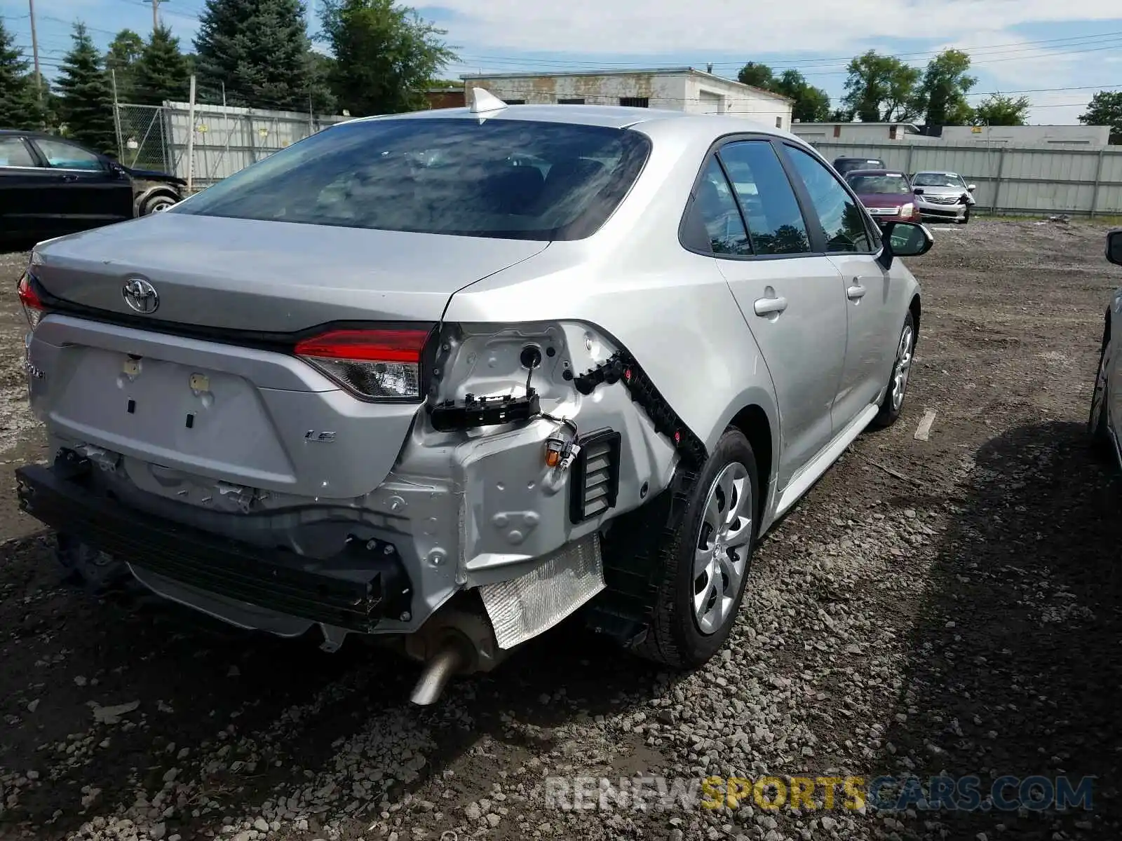 4 Photograph of a damaged car 5YFEPRAE2LP066012 TOYOTA COROLLA 2020