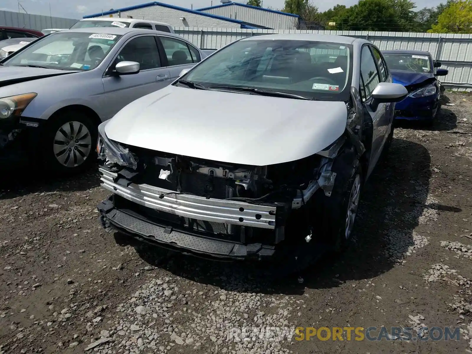 9 Photograph of a damaged car 5YFEPRAE2LP066012 TOYOTA COROLLA 2020