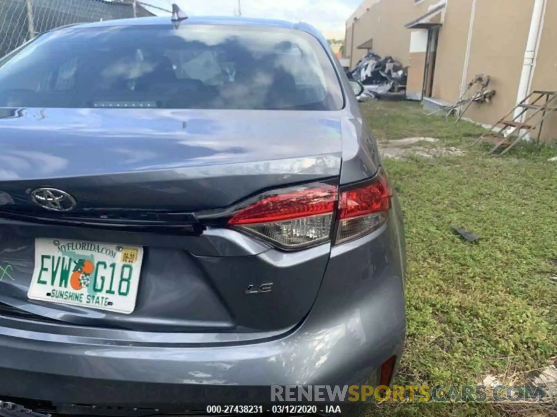 3 Photograph of a damaged car 5YFEPRAE2LP066463 TOYOTA COROLLA 2020