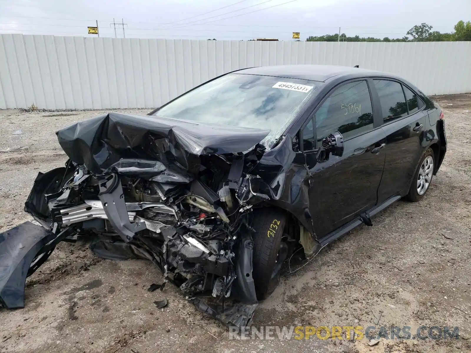 2 Photograph of a damaged car 5YFEPRAE2LP066981 TOYOTA COROLLA 2020