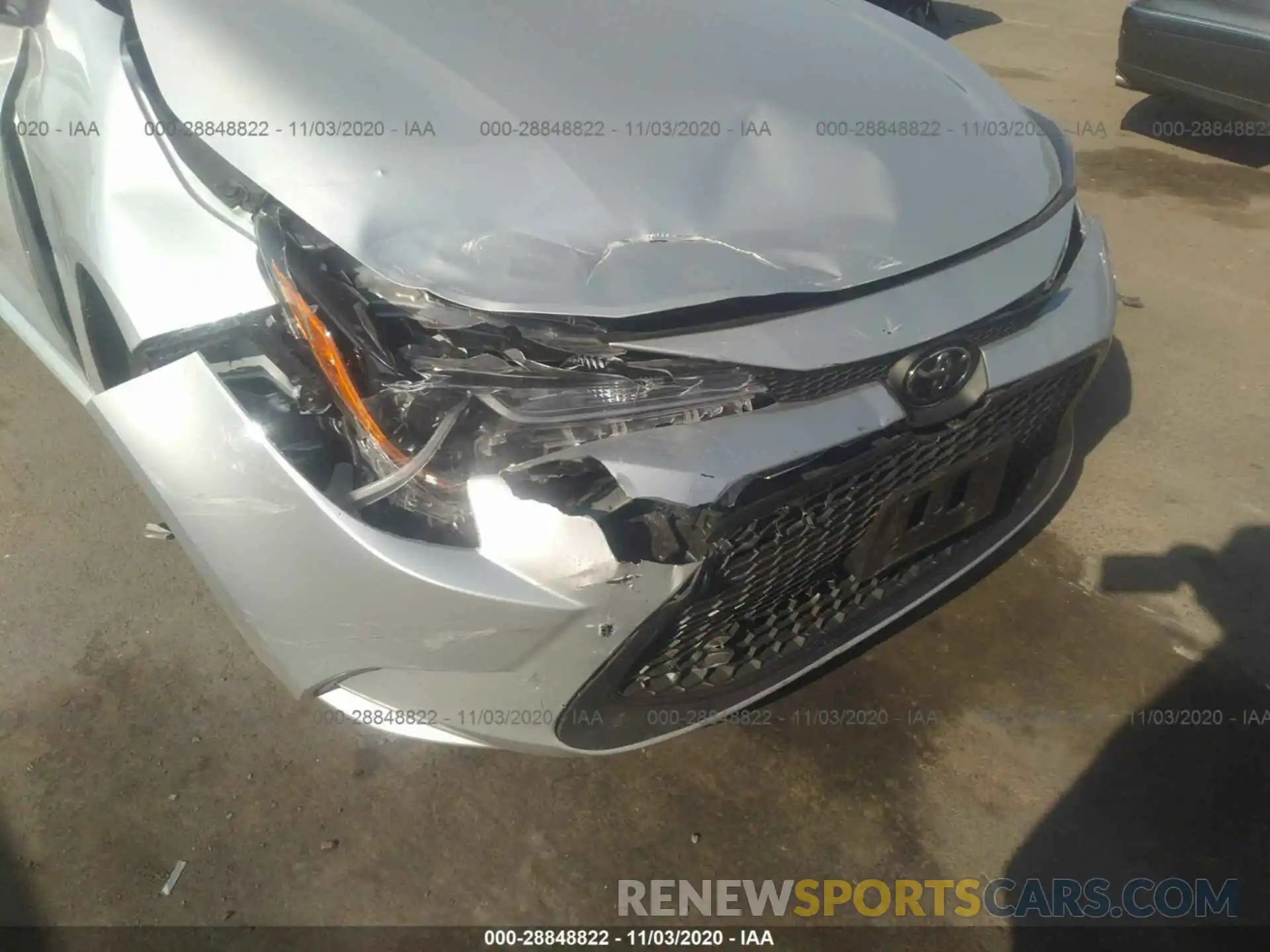 6 Photograph of a damaged car 5YFEPRAE2LP067029 TOYOTA COROLLA 2020