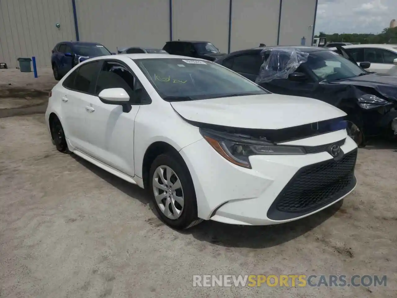 1 Photograph of a damaged car 5YFEPRAE2LP067354 TOYOTA COROLLA 2020