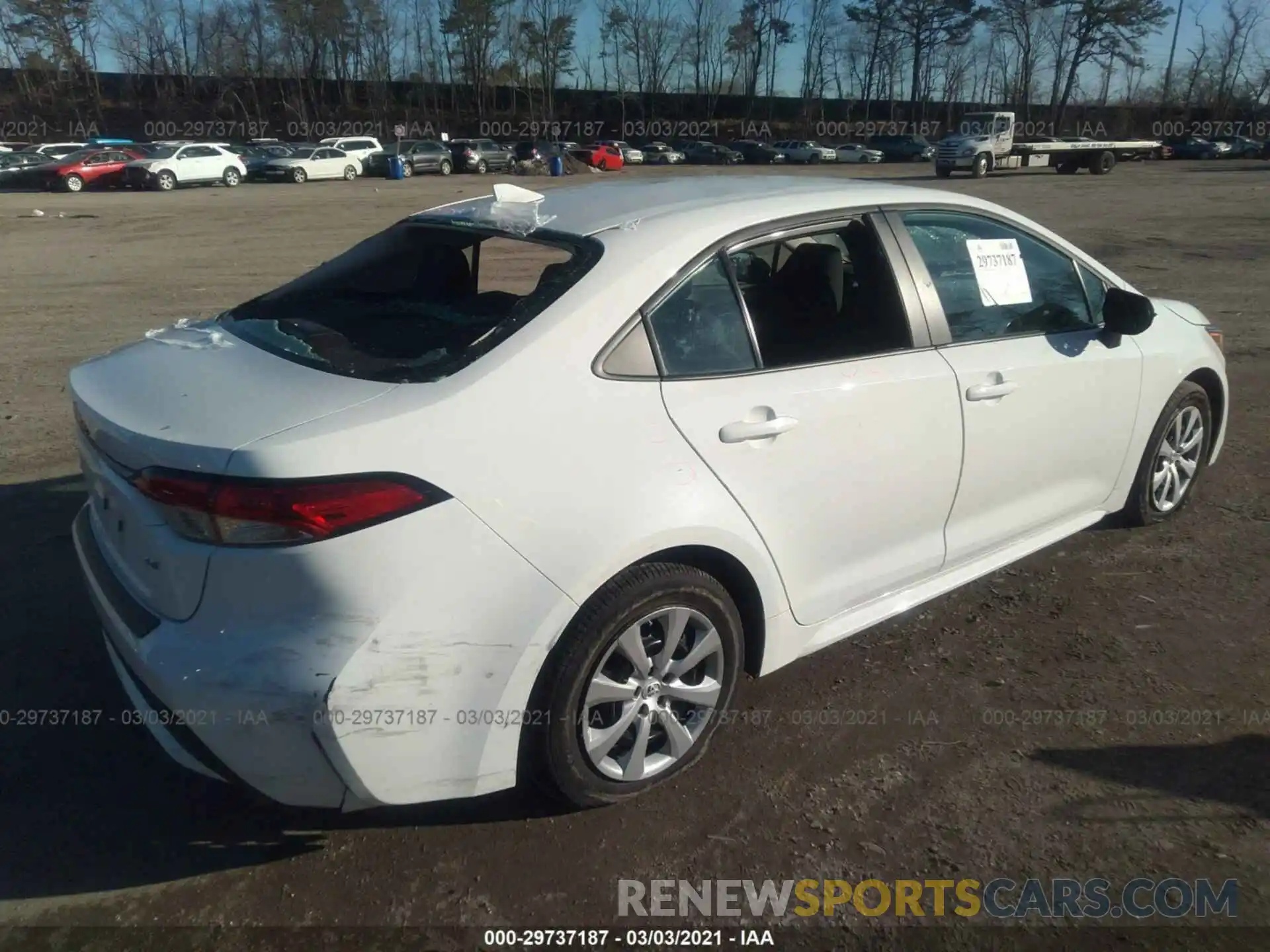 4 Photograph of a damaged car 5YFEPRAE2LP067838 TOYOTA COROLLA 2020