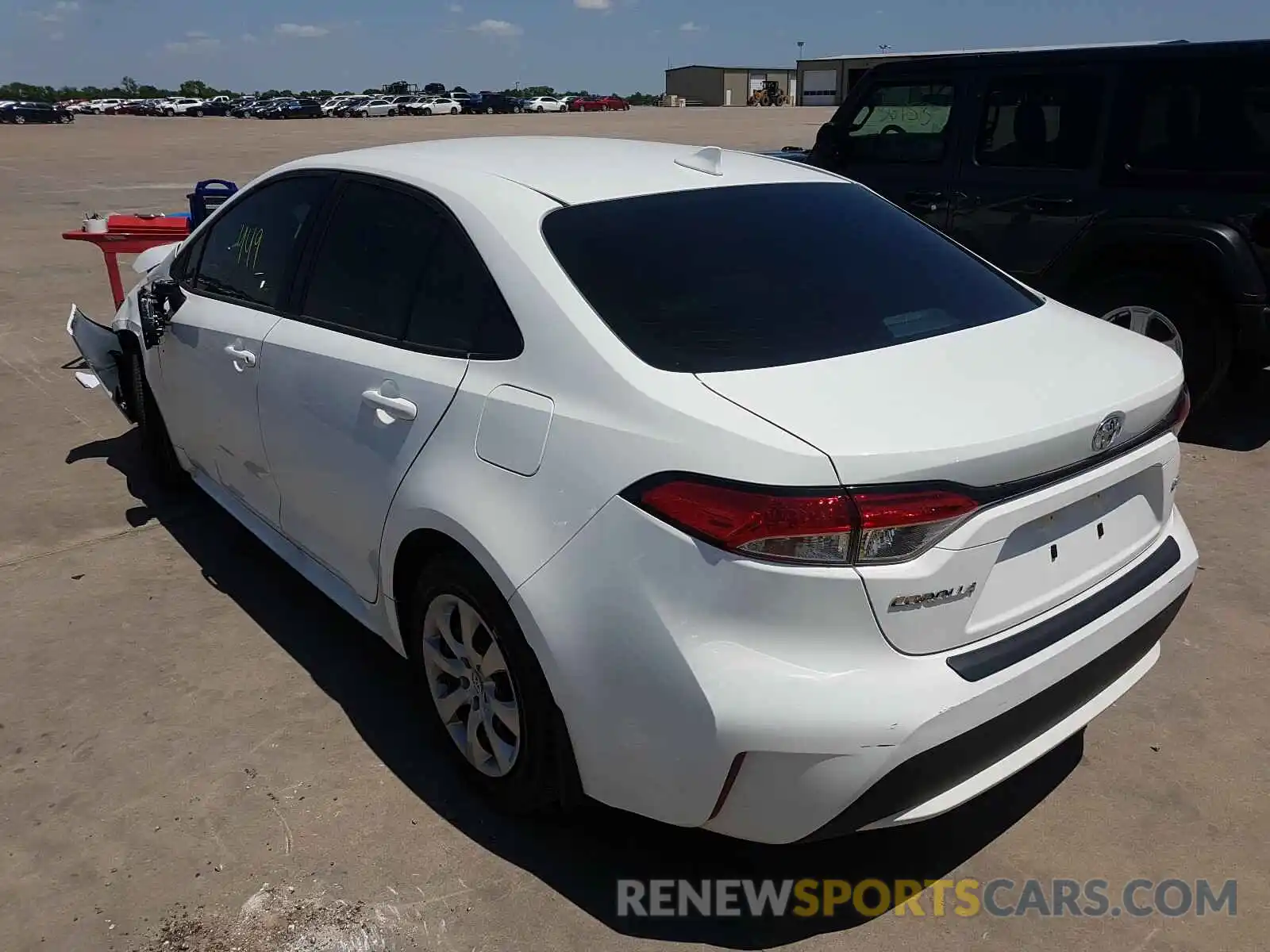 3 Photograph of a damaged car 5YFEPRAE2LP068620 TOYOTA COROLLA 2020