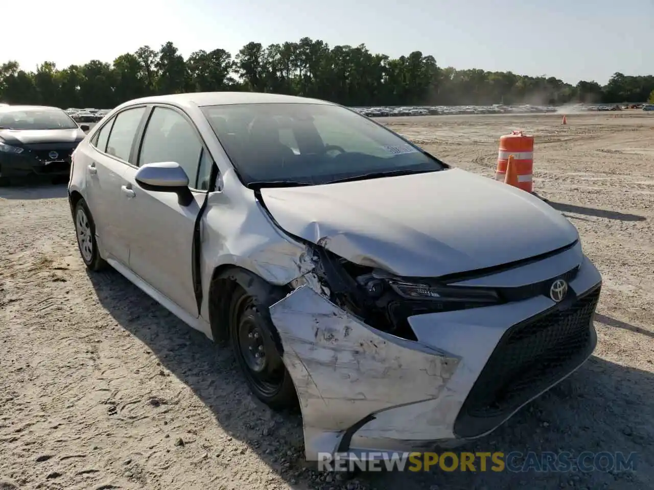 1 Photograph of a damaged car 5YFEPRAE2LP069217 TOYOTA COROLLA 2020