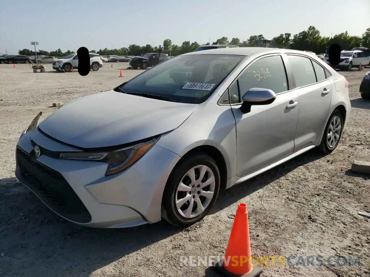 2 Photograph of a damaged car 5YFEPRAE2LP069217 TOYOTA COROLLA 2020