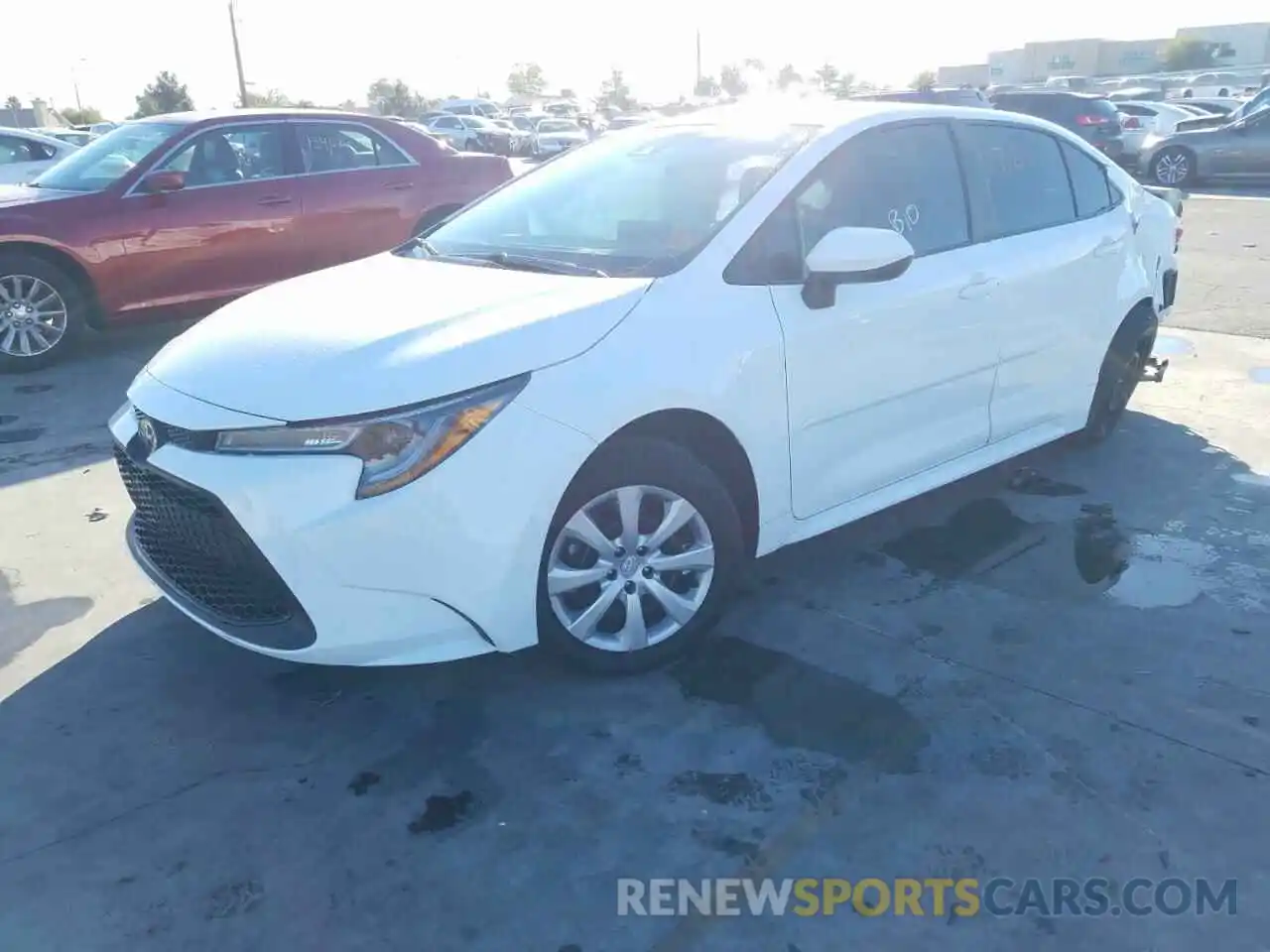 2 Photograph of a damaged car 5YFEPRAE2LP069850 TOYOTA COROLLA 2020