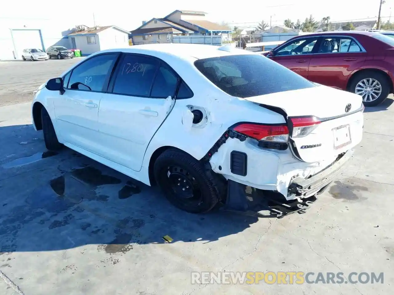 3 Photograph of a damaged car 5YFEPRAE2LP069850 TOYOTA COROLLA 2020