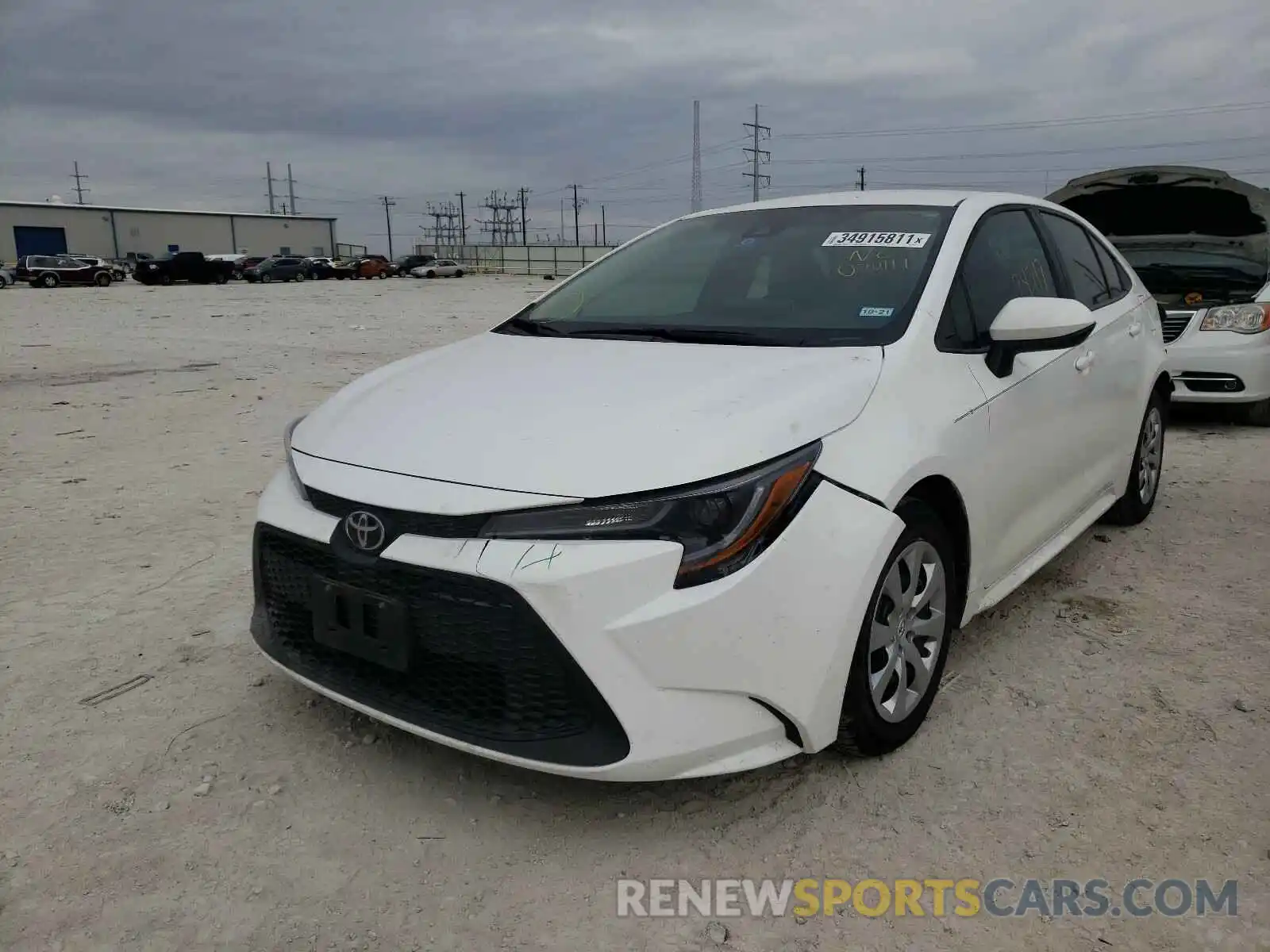 2 Photograph of a damaged car 5YFEPRAE2LP070111 TOYOTA COROLLA 2020