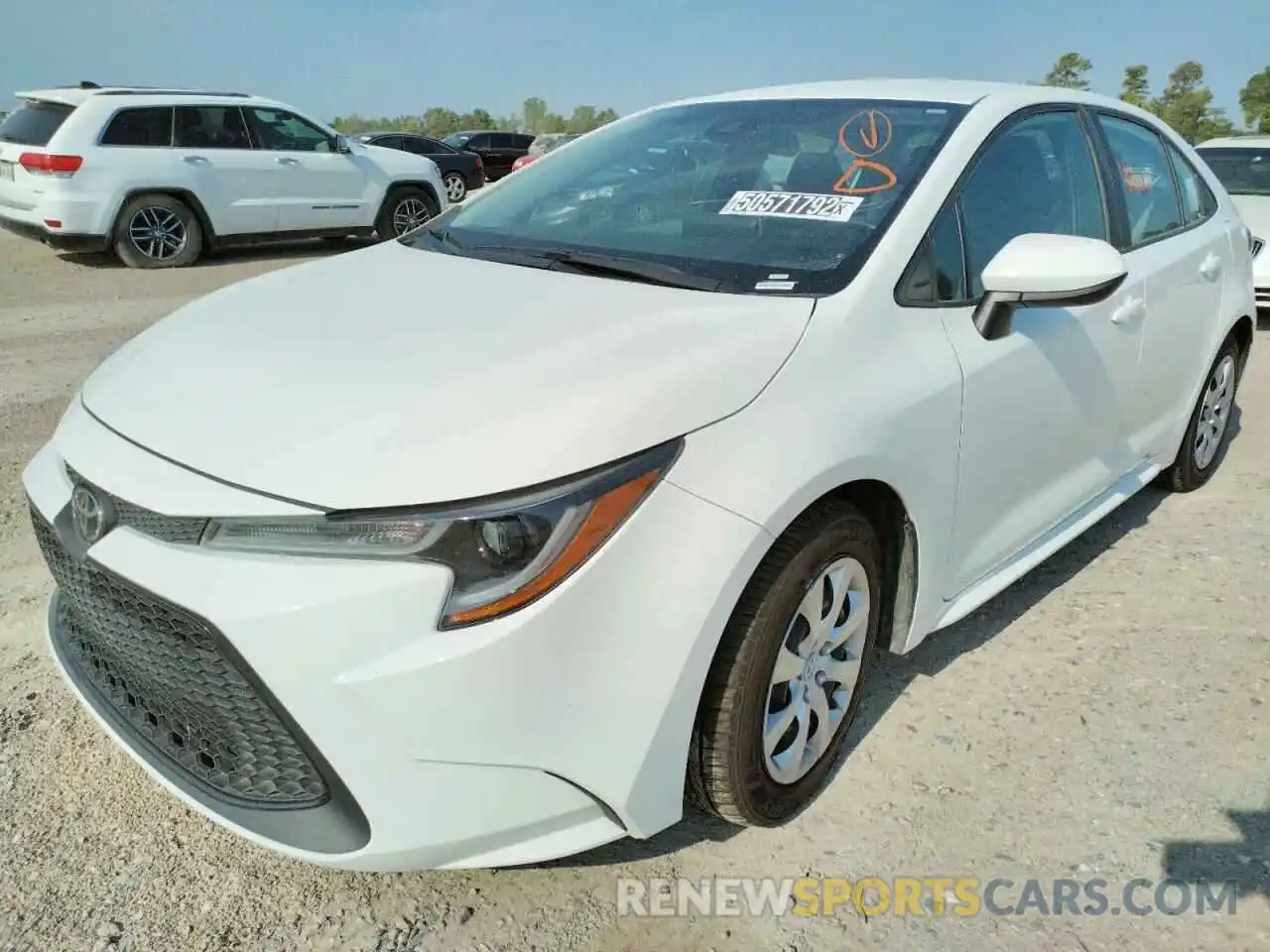 2 Photograph of a damaged car 5YFEPRAE2LP071310 TOYOTA COROLLA 2020