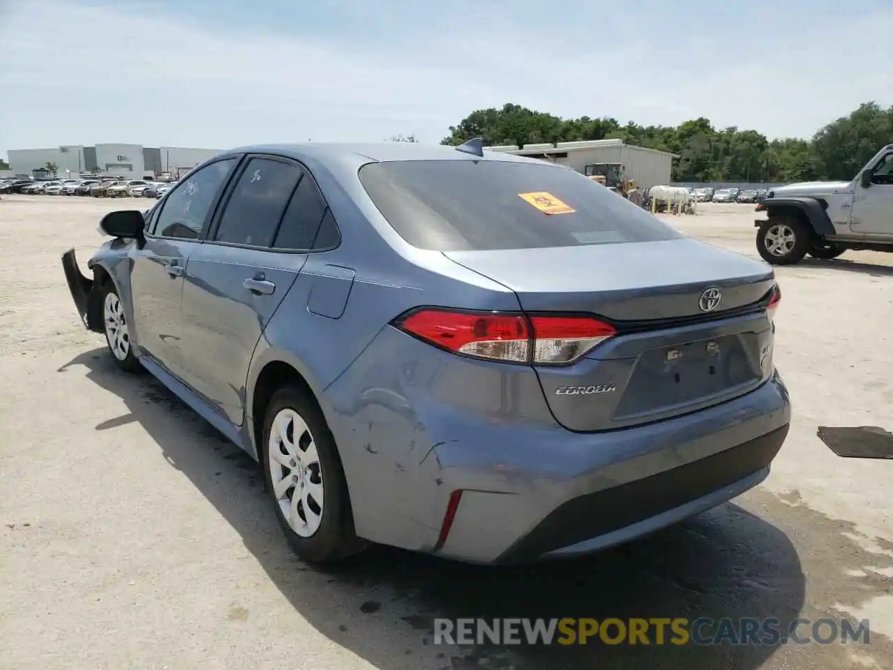 3 Photograph of a damaged car 5YFEPRAE2LP071601 TOYOTA COROLLA 2020