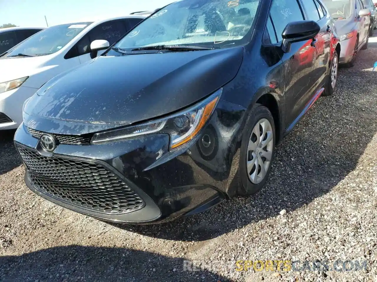 2 Photograph of a damaged car 5YFEPRAE2LP072148 TOYOTA COROLLA 2020