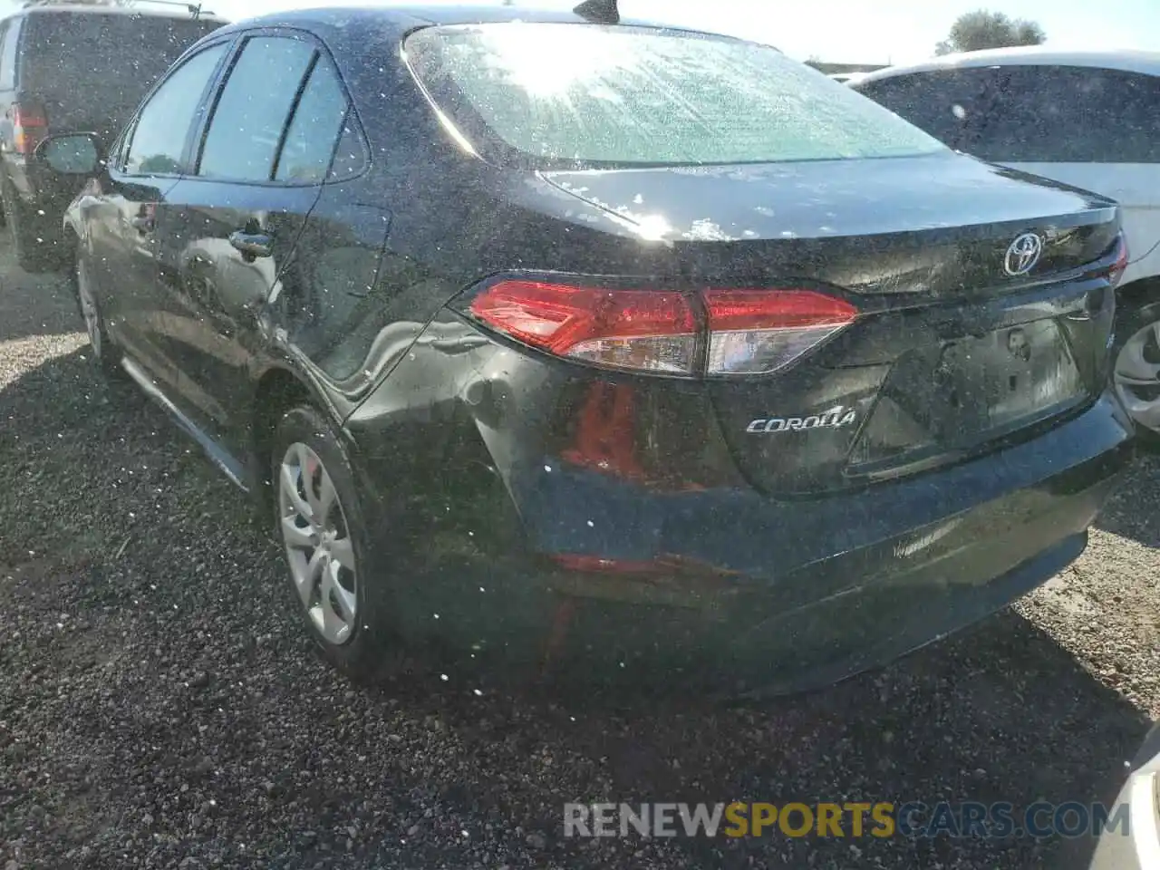 3 Photograph of a damaged car 5YFEPRAE2LP072148 TOYOTA COROLLA 2020